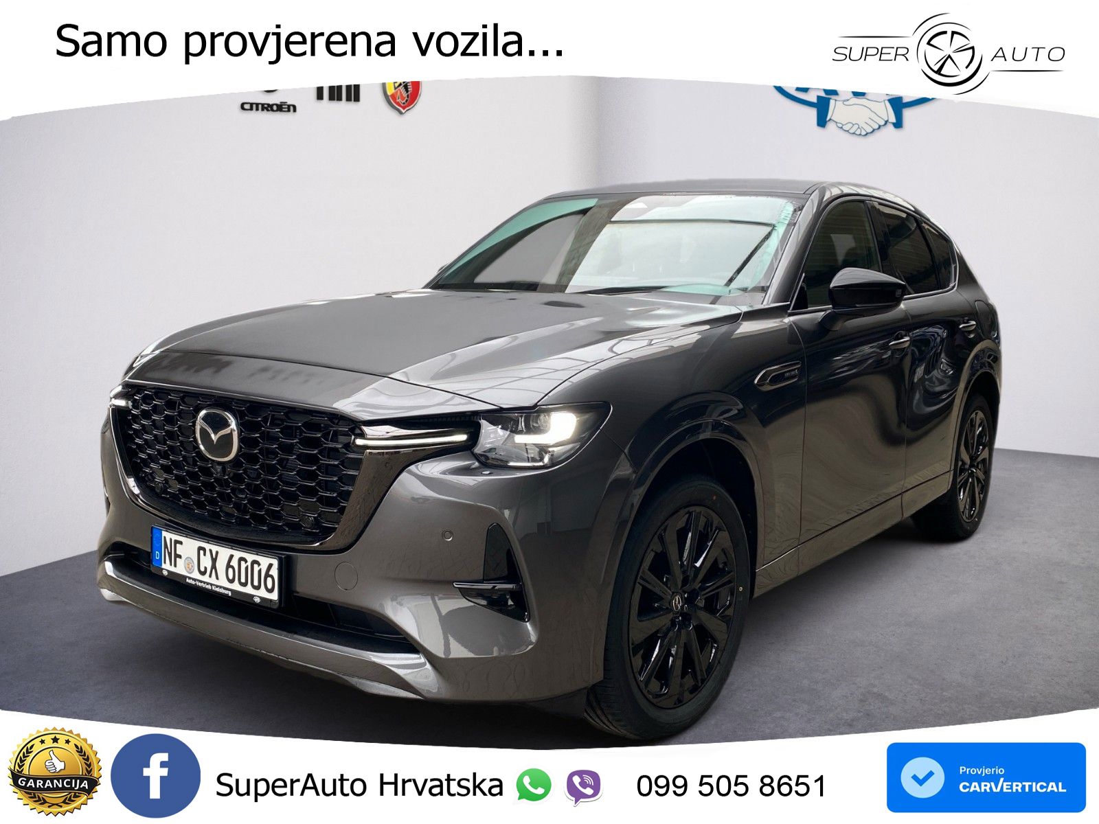 Mazda CX-60 3.3 e-Skyactiv D (254 KS) AWD Automatic LED+GR SJED+ACC