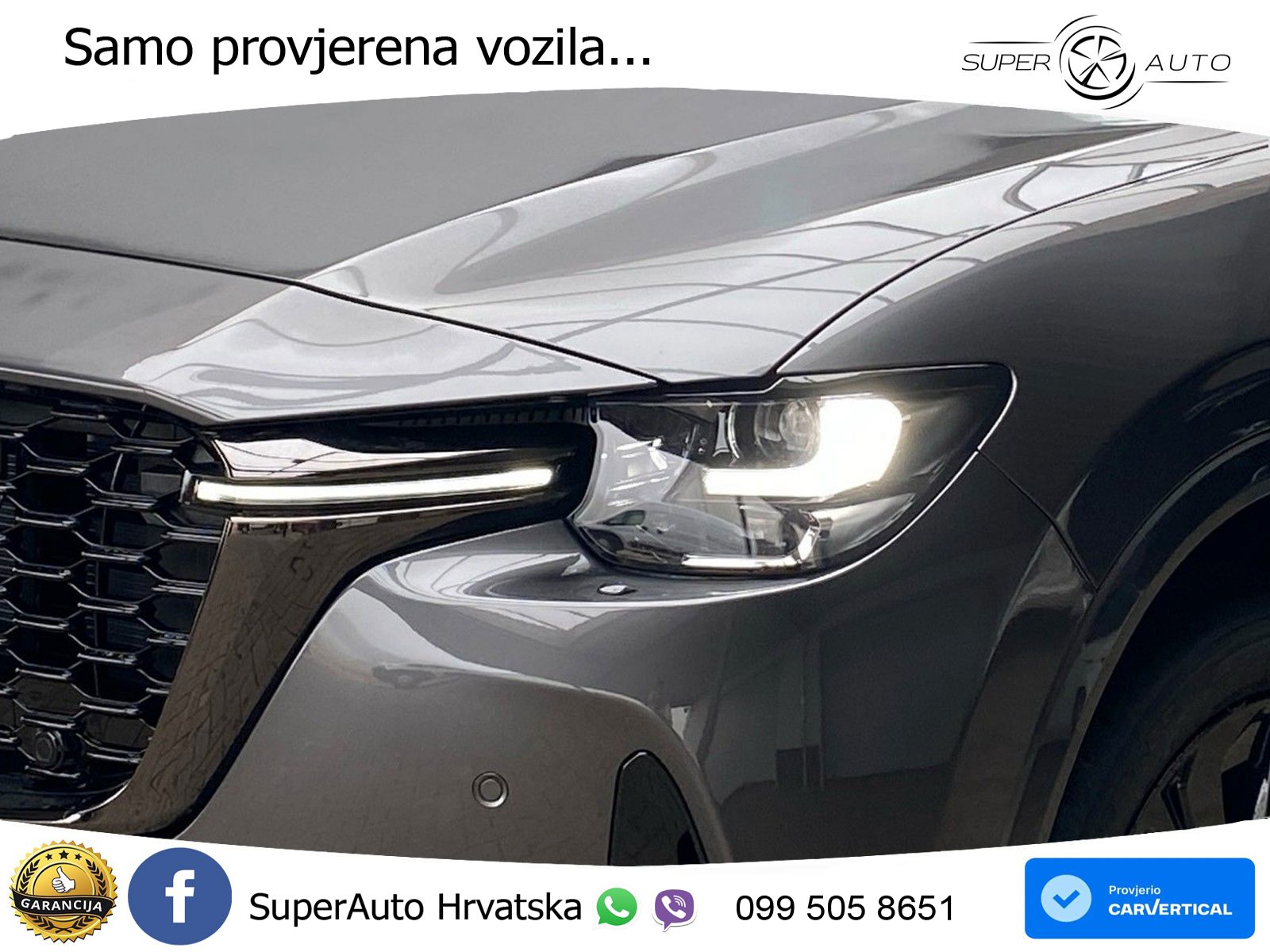Mazda CX-60 3.3 e-Skyactiv D (254 KS) AWD Automatic LED+GR SJED+ACC