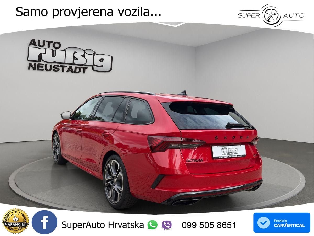Škoda Octavia Combi RS 2.0 TDI (200 KS) 4x4 DSG LED+GR SJED+ACC