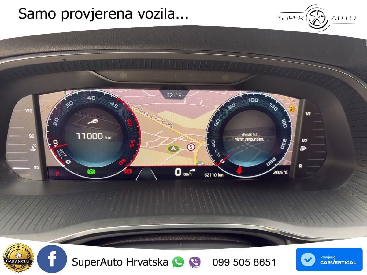 Škoda Octavia Combi RS 2.0 TDI (200 KS) 4x4 DSG LED+GR SJED+ACC