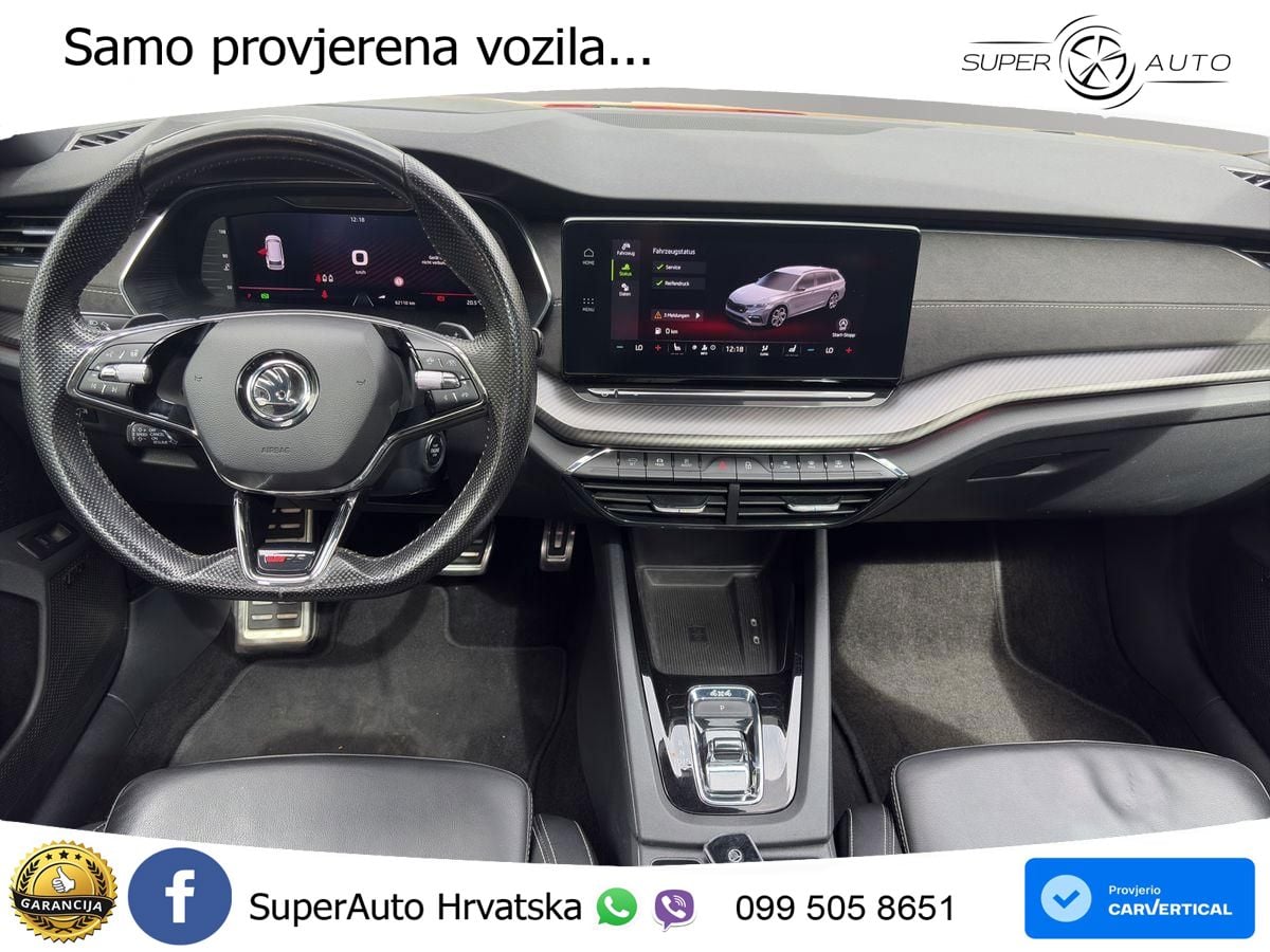 Škoda Octavia Combi RS 2.0 TDI (200 KS) 4x4 DSG LED+GR SJED+ACC