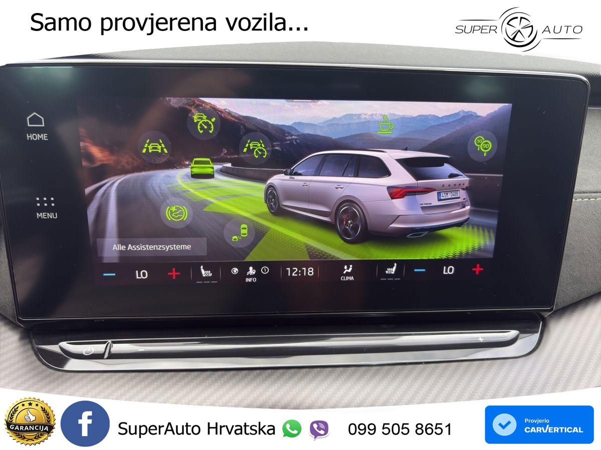 Škoda Octavia Combi RS 2.0 TDI (200 KS) 4x4 DSG LED+GR SJED+ACC
