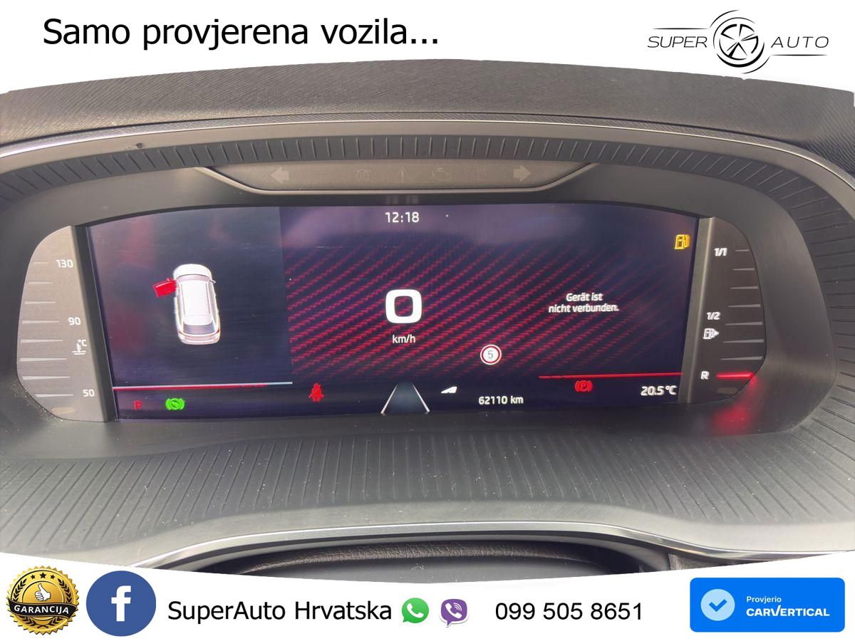 Škoda Octavia Combi RS 2.0 TDI (200 KS) 4x4 DSG LED+GR SJED+ACC