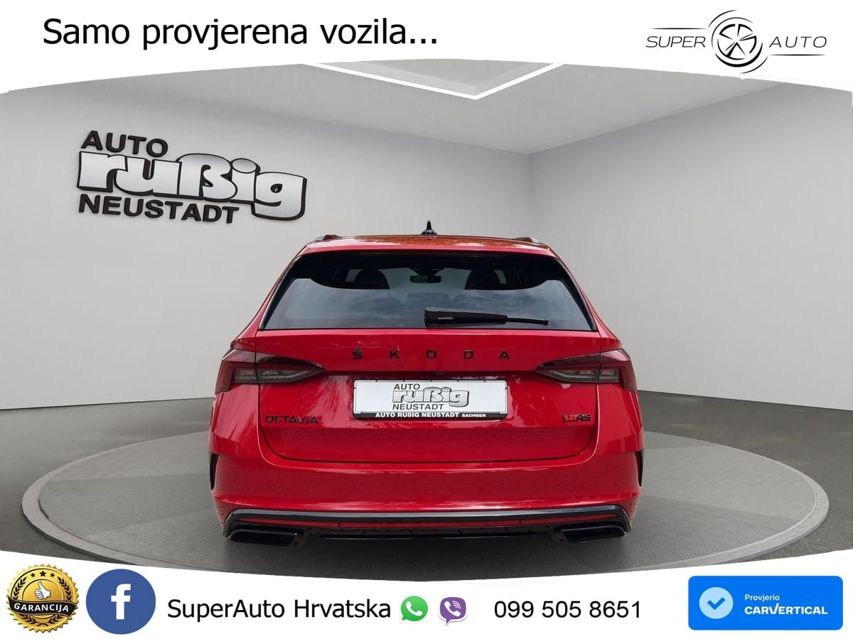 Škoda Octavia Combi RS 2.0 TDI (200 KS) 4x4 DSG LED+GR SJED+ACC