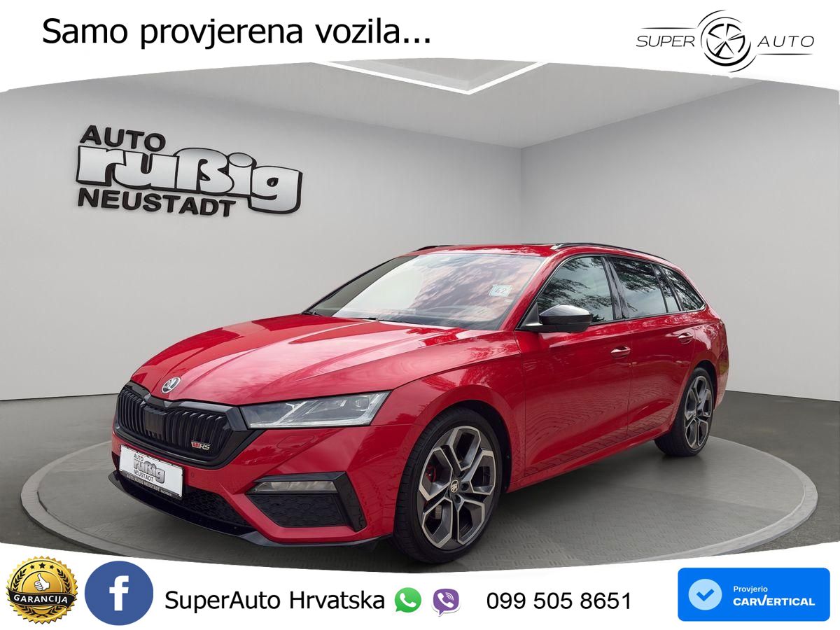 Škoda Octavia Combi RS 2.0 TDI (200 KS) 4x4 DSG LED+GR SJED+ACC