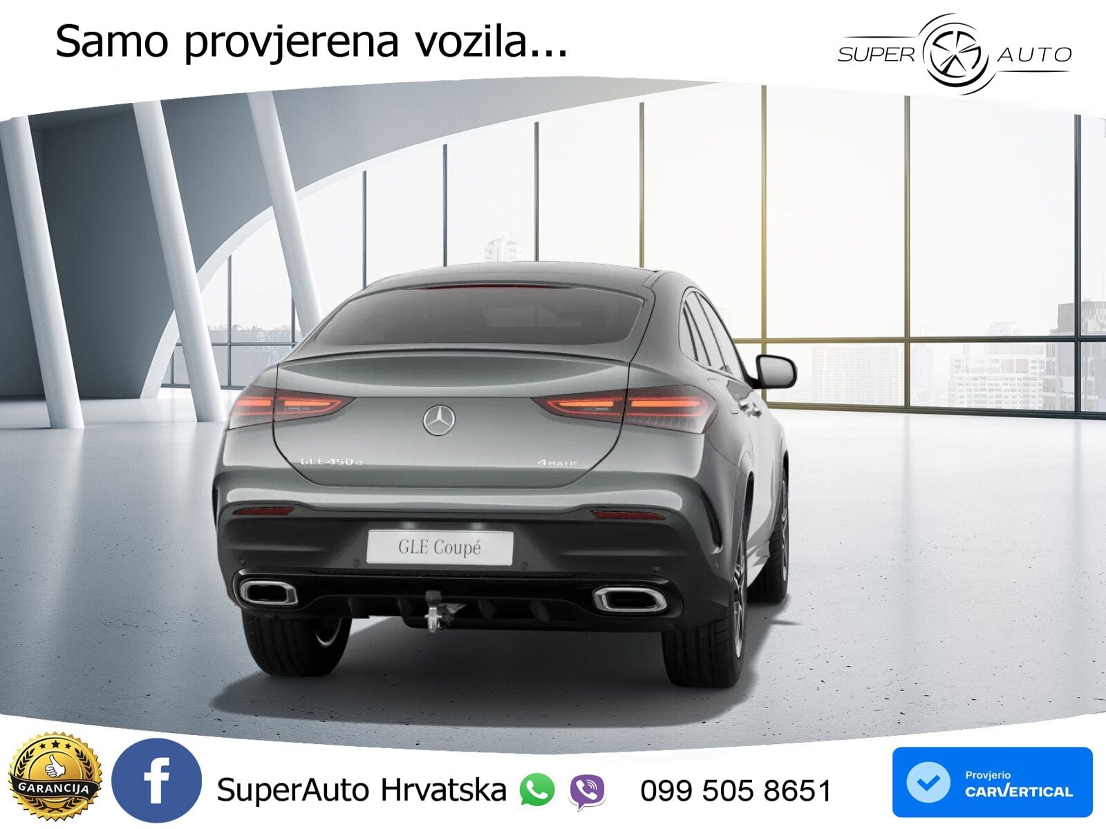 Mercedes GLE Coupe 450d (367 KS) EQ Boost 4MATIC 9G-TRONIC AMG ACC+HEAD+GR SJED+360+PANO