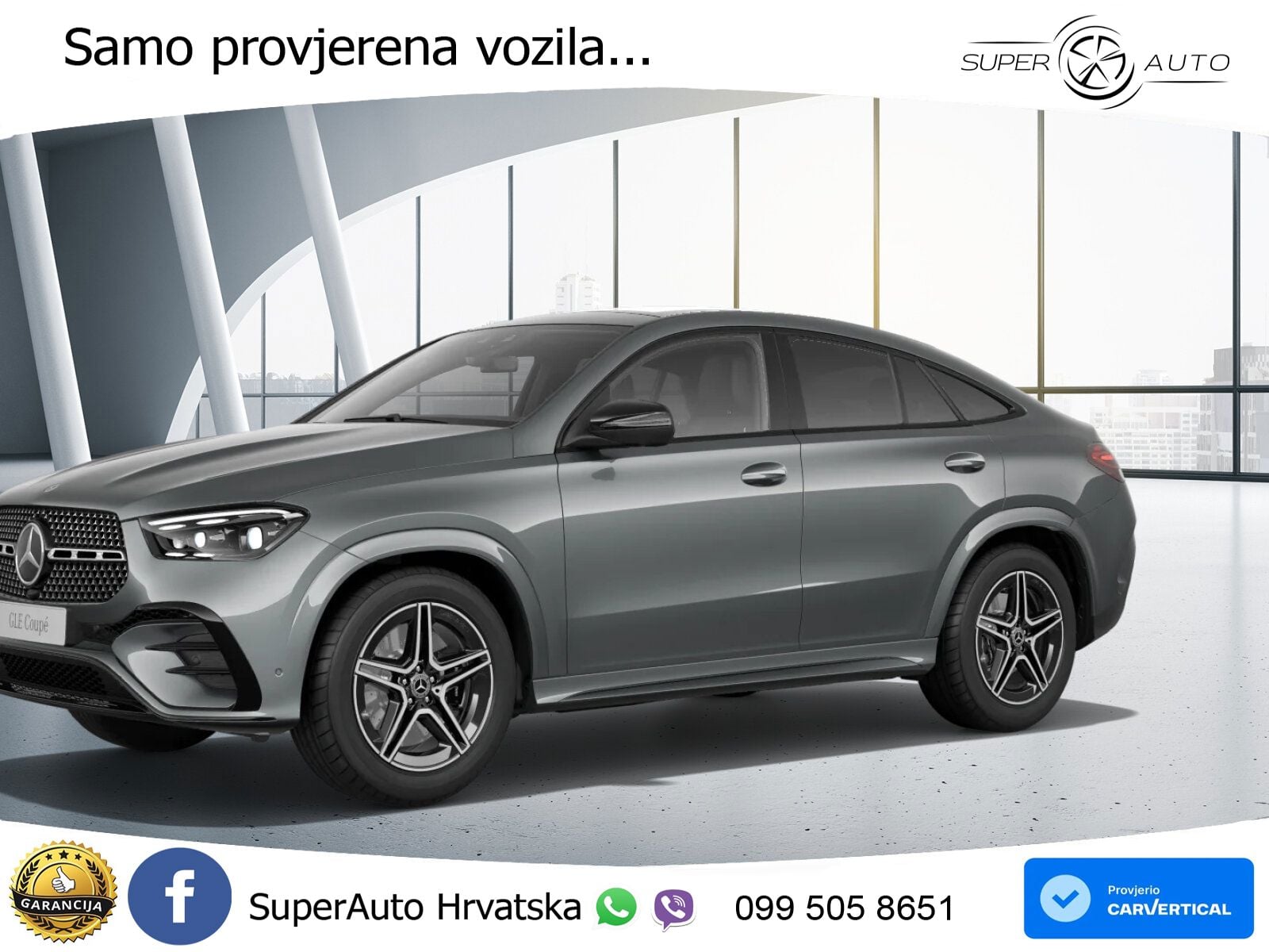 Mercedes GLE Coupe 450d (367 KS) EQ Boost 4MATIC 9G-TRONIC AMG ACC+HEAD+GR SJED+360+PANO