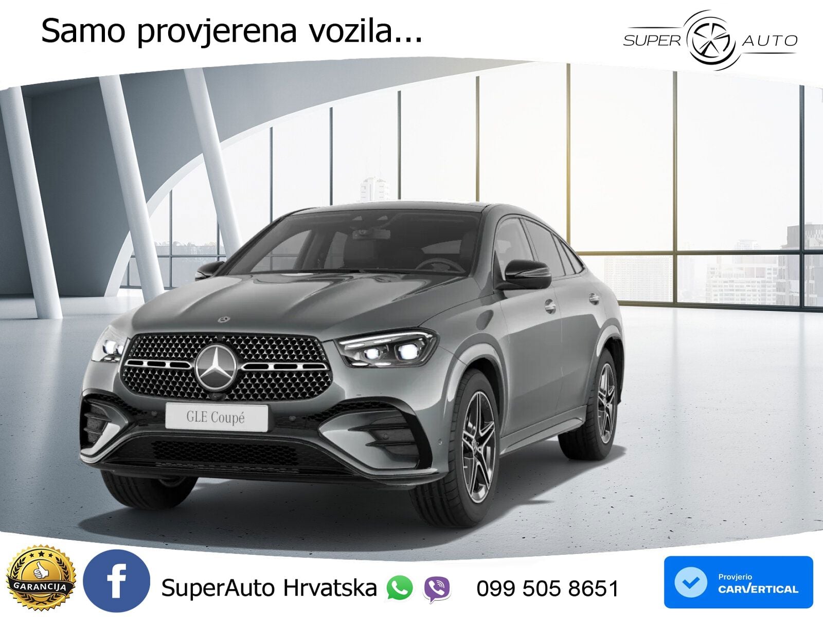 Mercedes GLE Coupe 450d (367 KS) EQ Boost 4MATIC 9G-TRONIC AMG ACC+HEAD+GR SJED+360+PANO