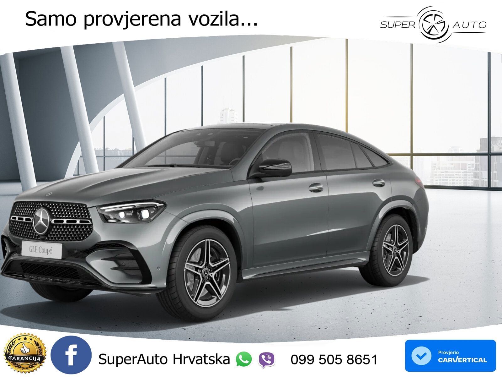 Mercedes GLE Coupe 450d (367 KS) EQ Boost 4MATIC 9G-TRONIC AMG ACC+HEAD+GR SJED+360+PANO