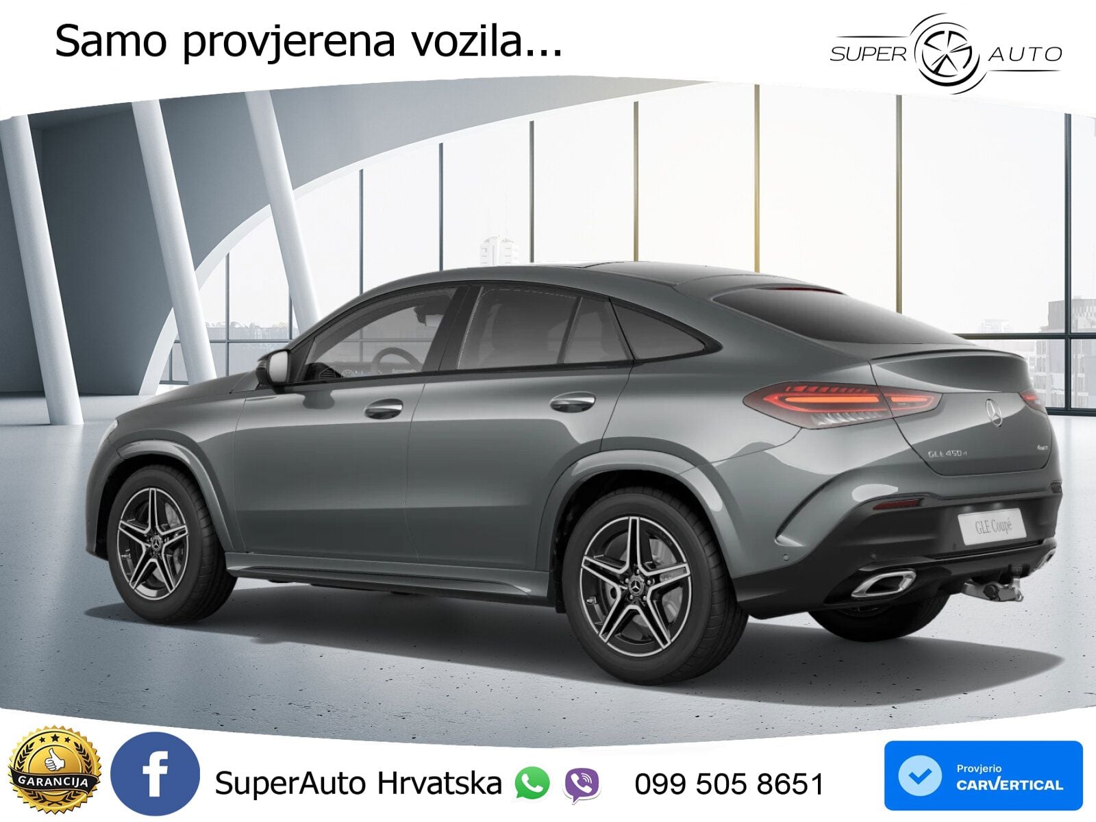 Mercedes GLE Coupe 450d (367 KS) EQ Boost 4MATIC 9G-TRONIC AMG ACC+HEAD+GR SJED+360+PANO