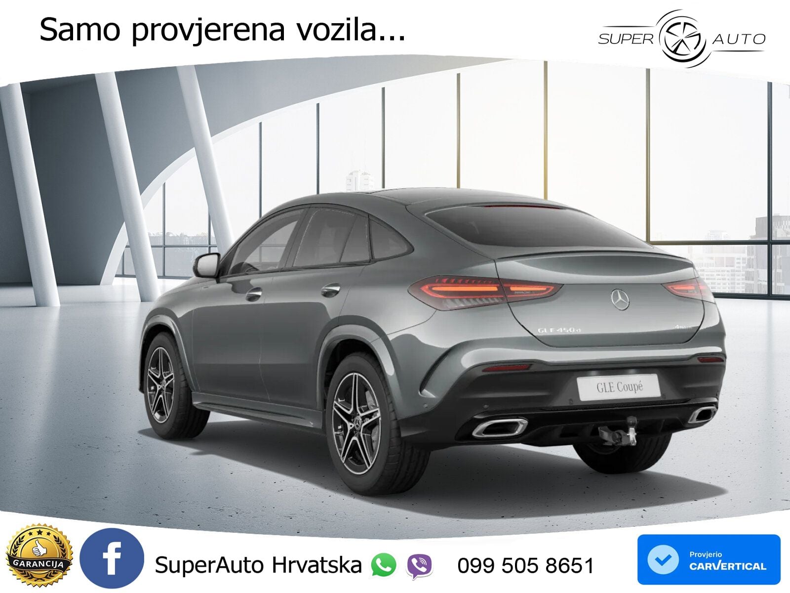 Mercedes GLE Coupe 450d (367 KS) EQ Boost 4MATIC 9G-TRONIC AMG ACC+HEAD+GR SJED+360+PANO