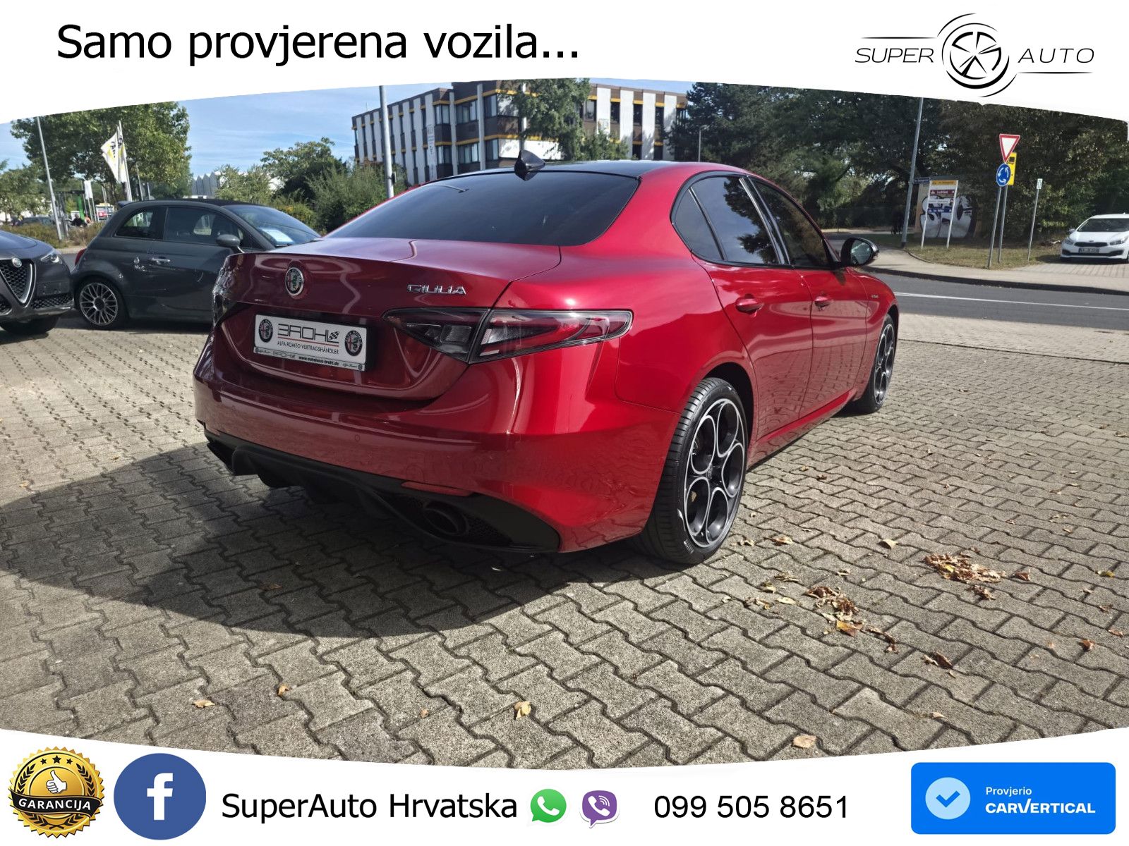 Alfa Romeo Giulia 2.0 Turbo (280 KS) Q4 Automatic LED+GR SJED+ACC