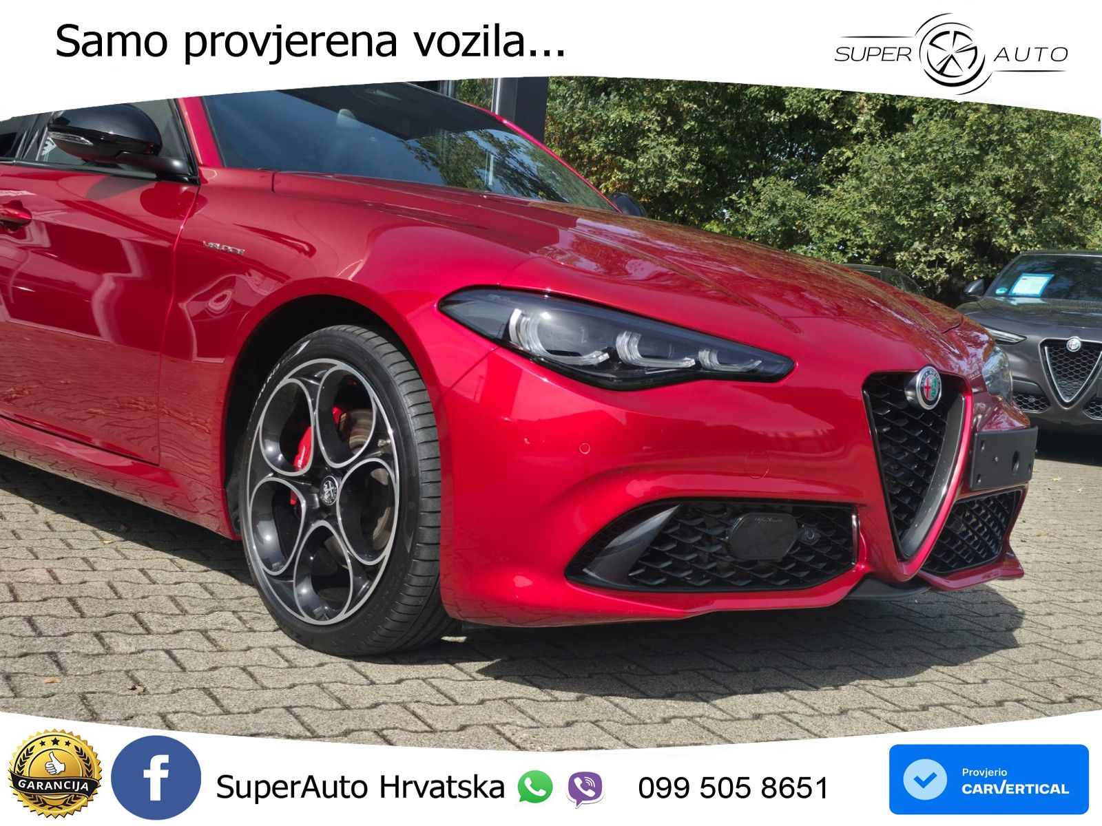 Alfa Romeo Giulia 2.0 Turbo (280 KS) Q4 Automatic LED+GR SJED+ACC