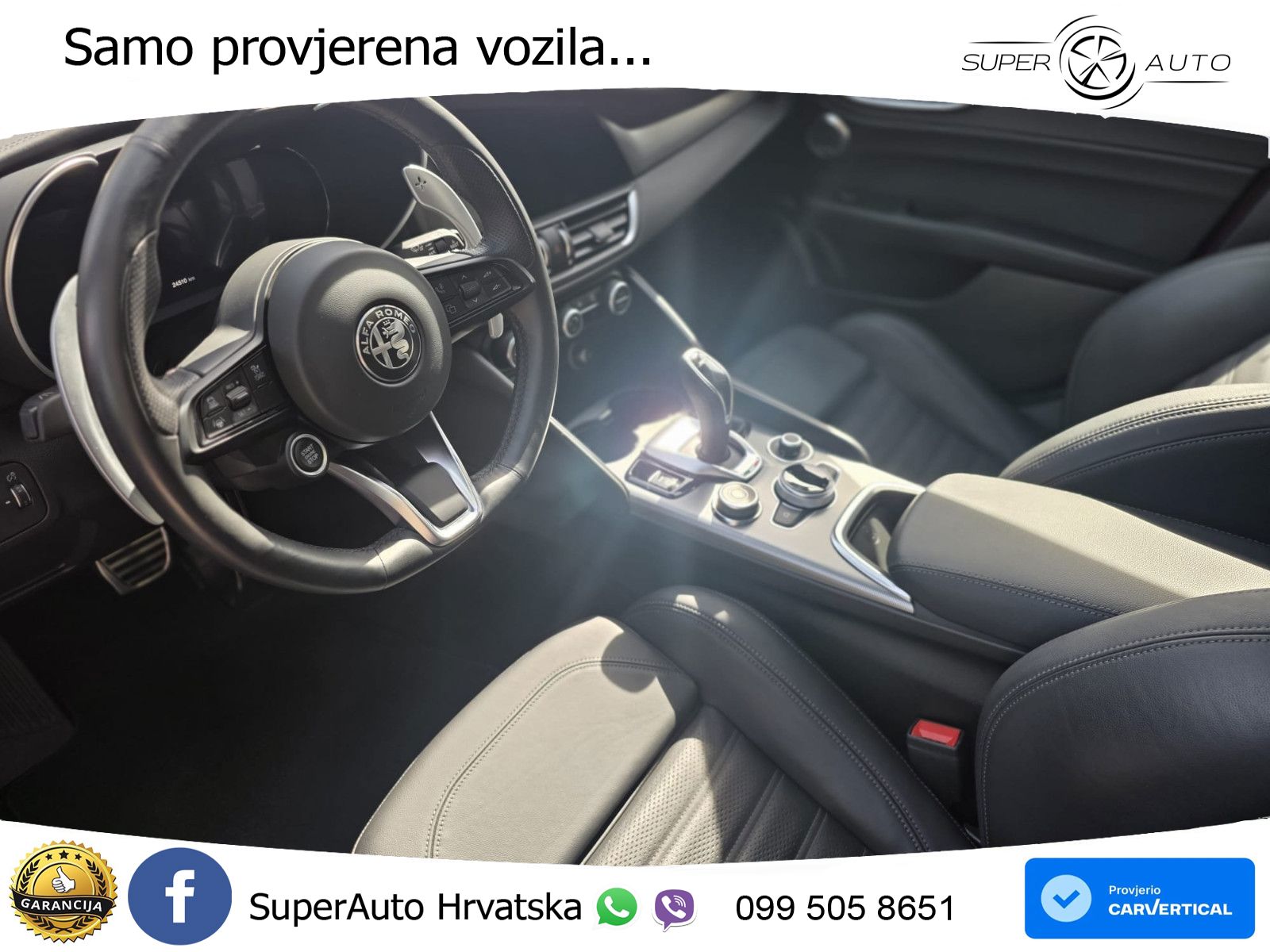 Alfa Romeo Giulia 2.0 Turbo (280 KS) Q4 Automatic LED+GR SJED+ACC