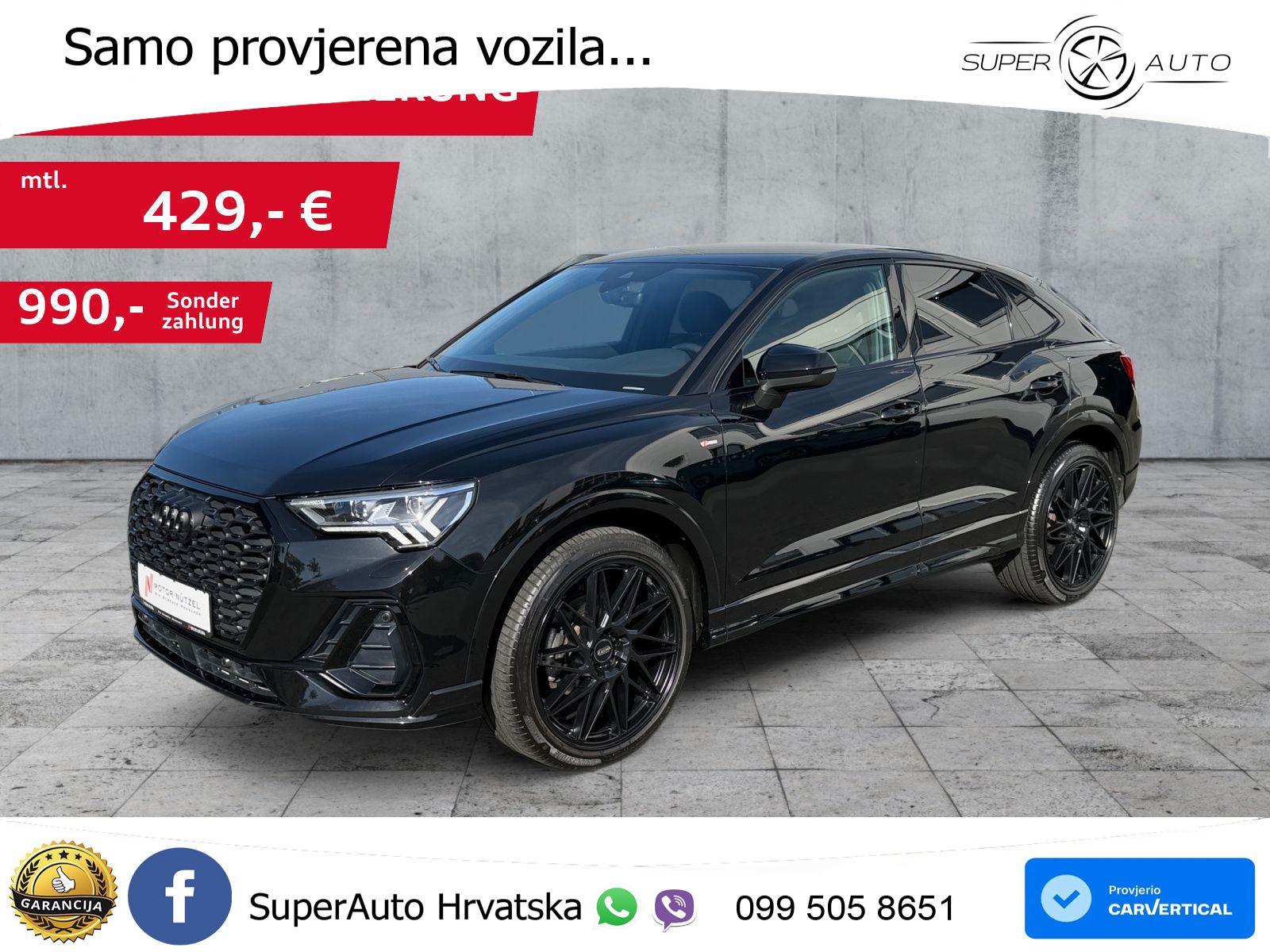 Audi Q3 II Sportback 35 TFSI (150 KS) S tronic LED+GR SJED+ACC