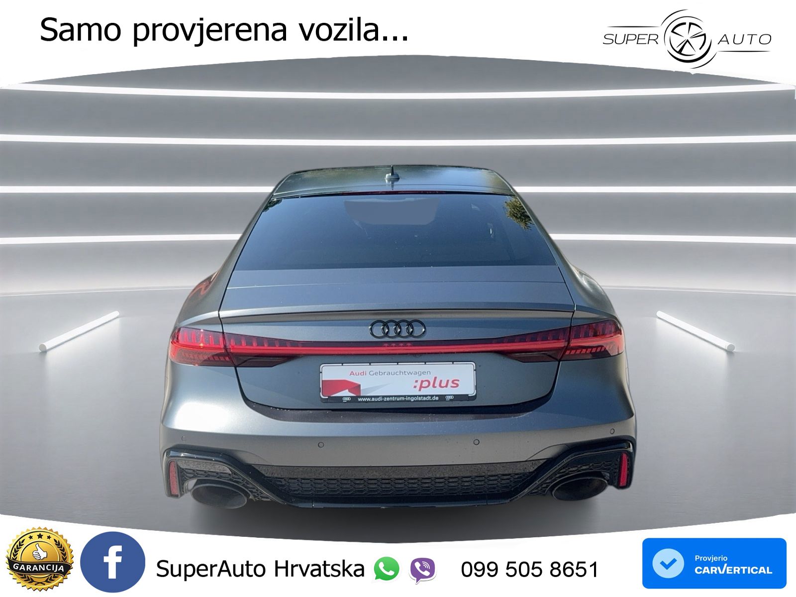 Audi RS7 4.0 TFSI V8 (600 KS) quattro tiptronic LED+GR SJED+ACC