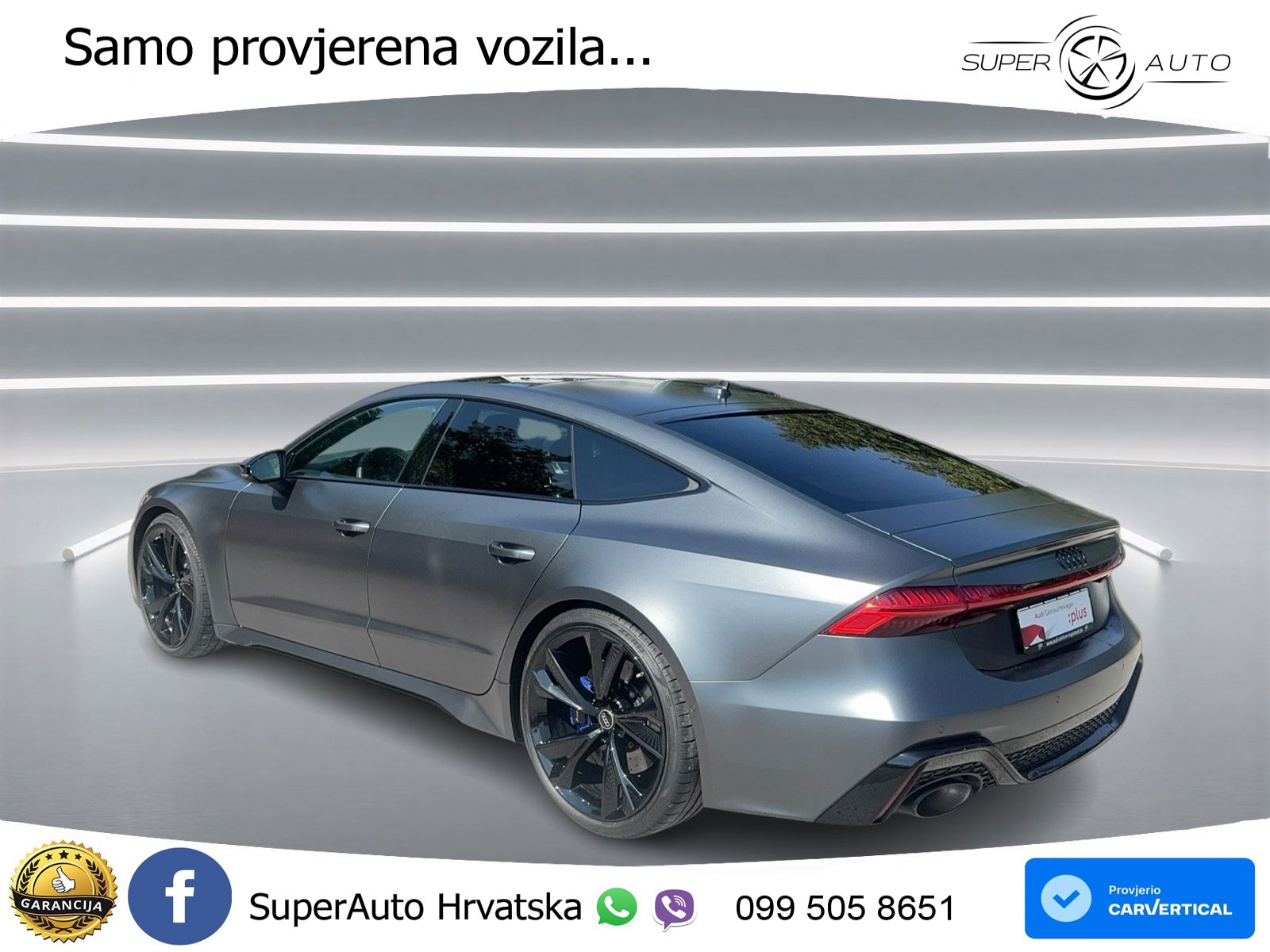 Audi RS7 4.0 TFSI V8 (600 KS) quattro tiptronic LED+GR SJED+ACC