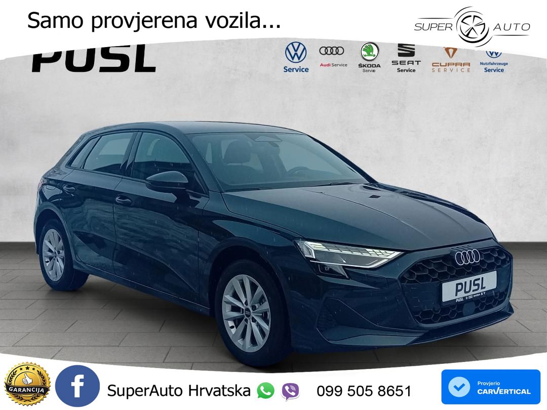 Audi A3 35 TFSI (150 KS) S tronic LED+GR SJED+ACC