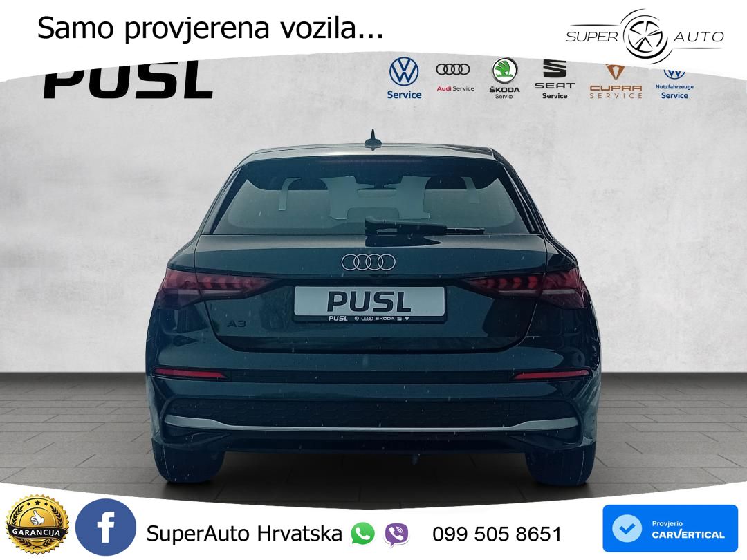 Audi A3 35 TFSI (150 KS) S tronic LED+GR SJED+ACC