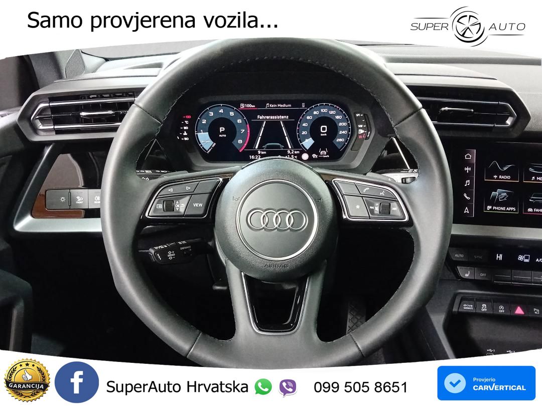 Audi A3 35 TFSI (150 KS) S tronic LED+GR SJED+ACC
