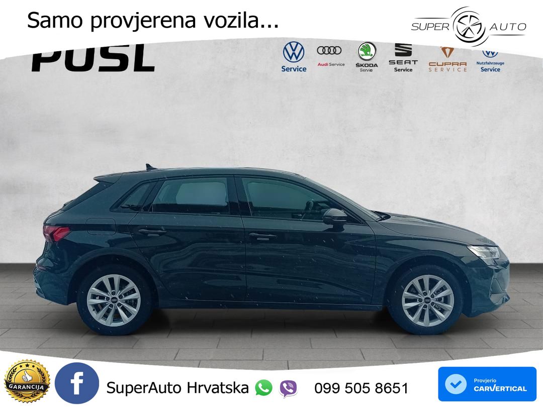 Audi A3 35 TFSI (150 KS) S tronic LED+GR SJED+ACC