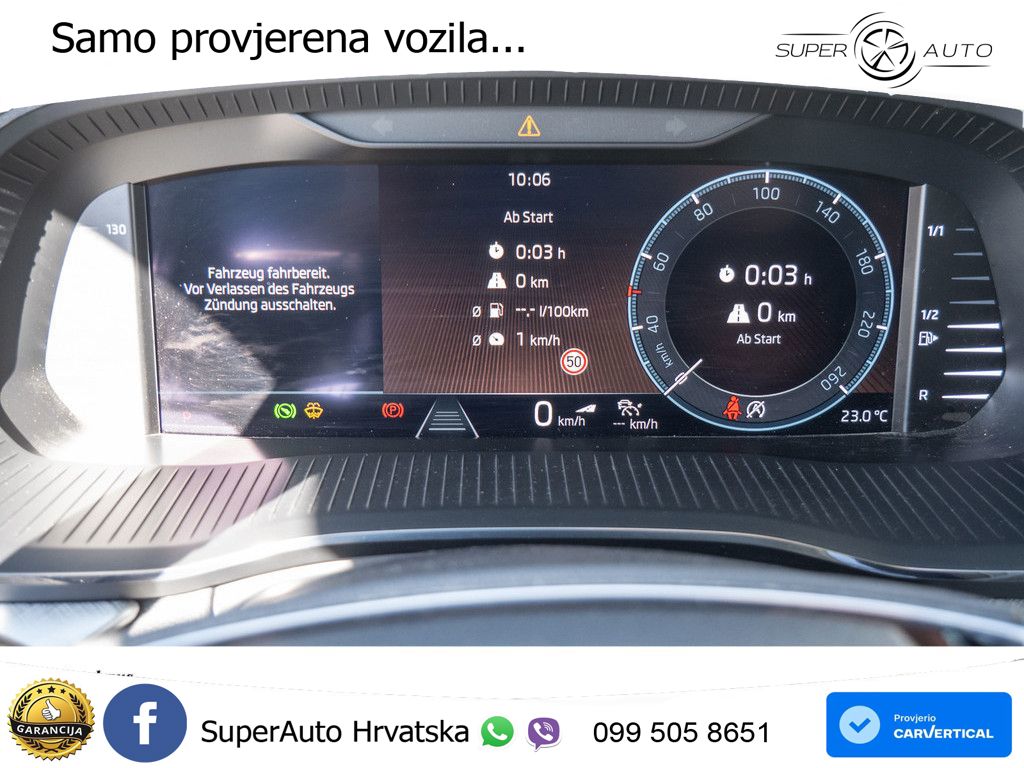 Škoda Octavia Combi 2.0 TDI (150 KS) DSG LED+GR SJED+ACC