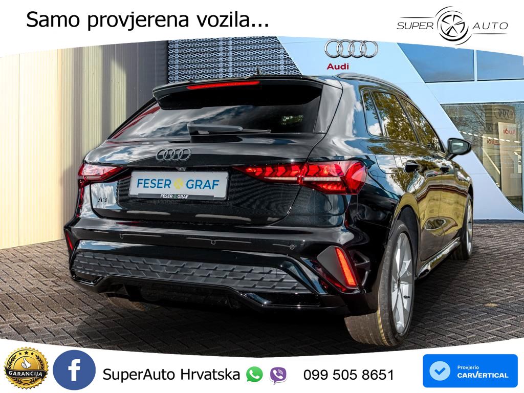 Audi A3 35 TFSI (150 KS) S tronic S line LED+GR SJED+ACC