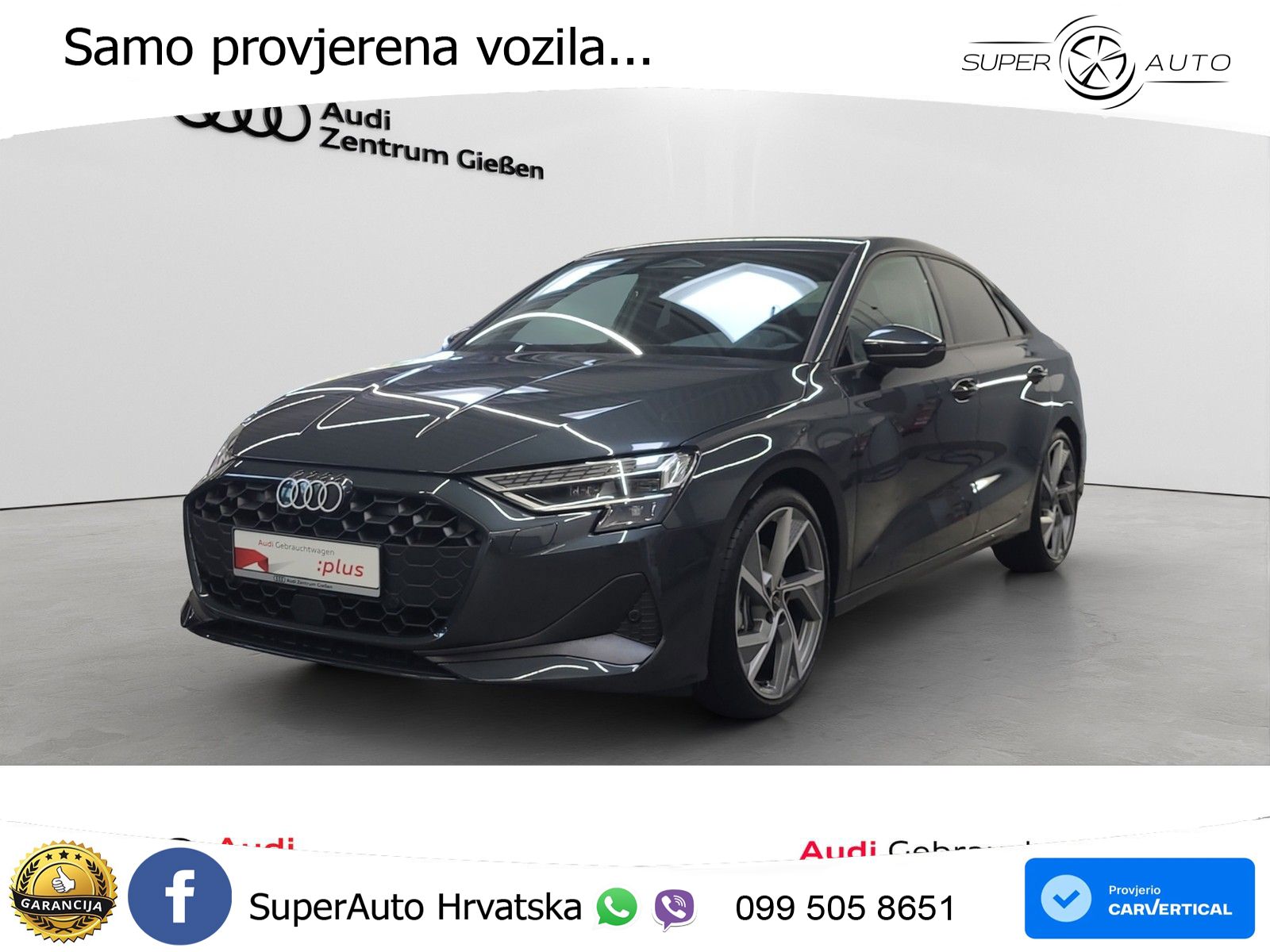 Audi A3 Limuzina 35 TFSI (150 KS) LED+GR SJED+ACC