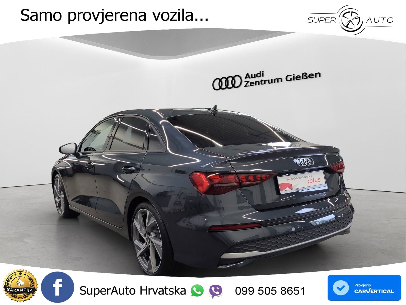 Audi A3 Limuzina 35 TFSI (150 KS) LED+GR SJED+ACC