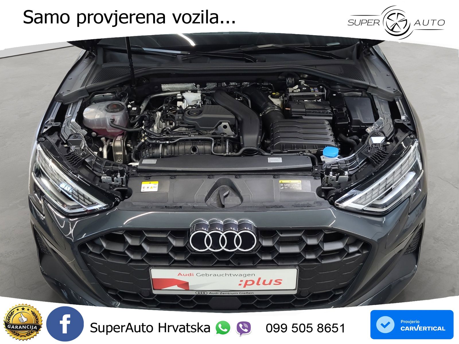 Audi A3 Limuzina 35 TFSI (150 KS) LED+GR SJED+ACC