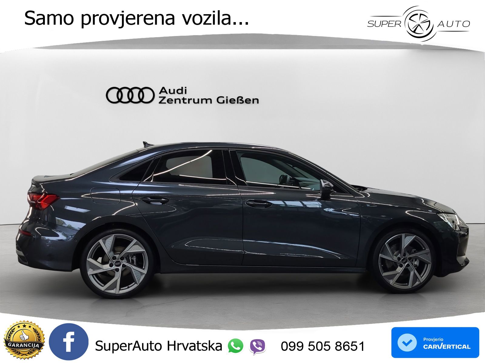 Audi A3 Limuzina 35 TFSI (150 KS) LED+GR SJED+ACC