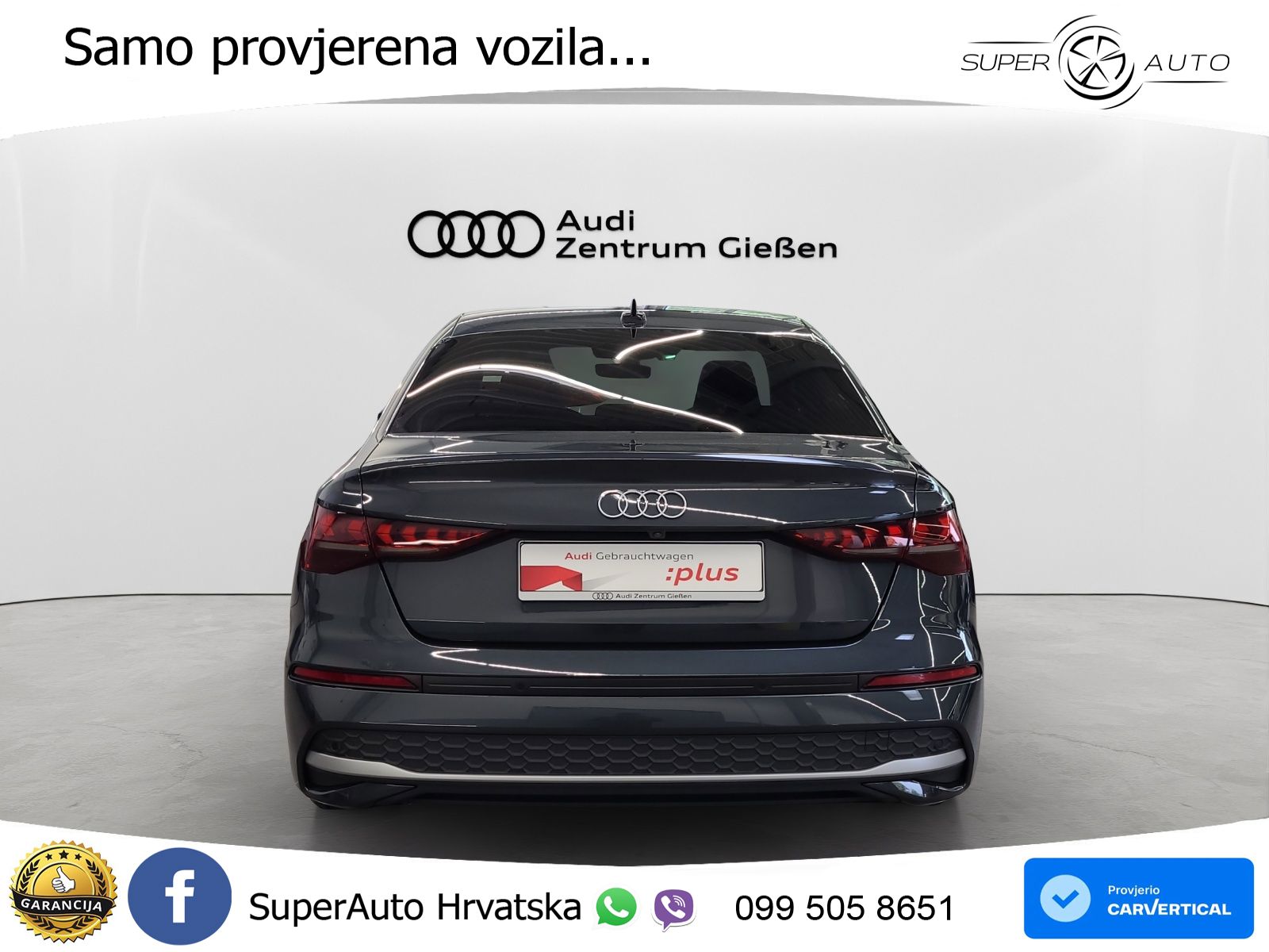 Audi A3 Limuzina 35 TFSI (150 KS) LED+GR SJED+ACC