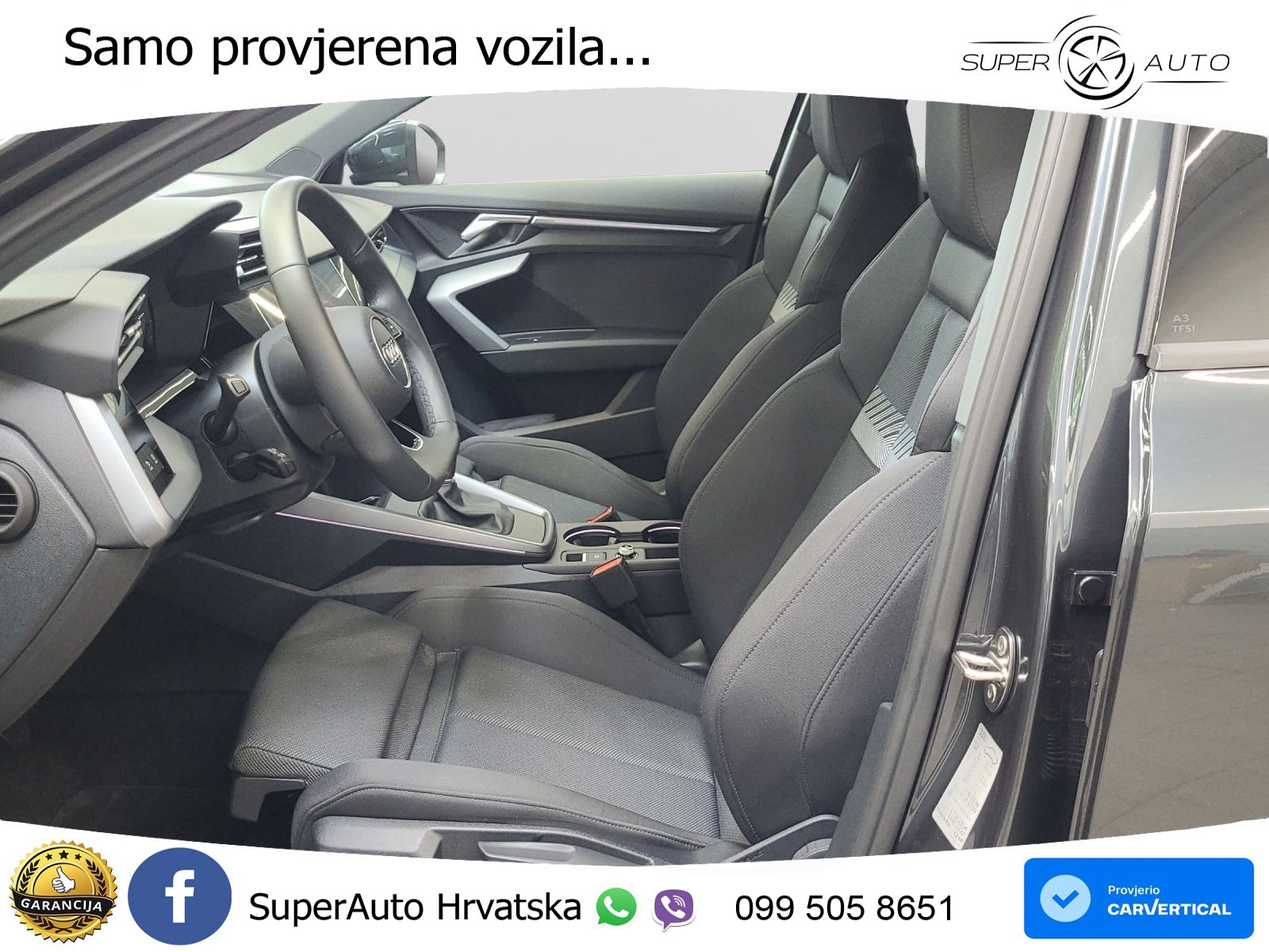 Audi A3 Limuzina 35 TFSI (150 KS) LED+GR SJED+ACC