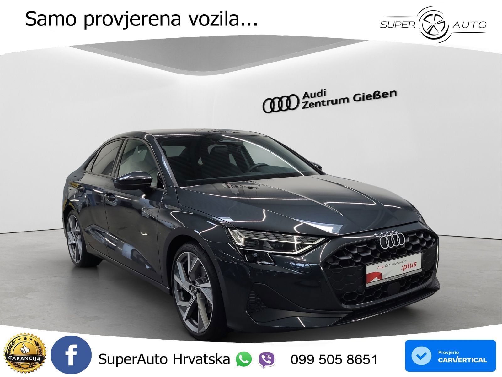 Audi A3 Limuzina 35 TFSI (150 KS) LED+GR SJED+ACC