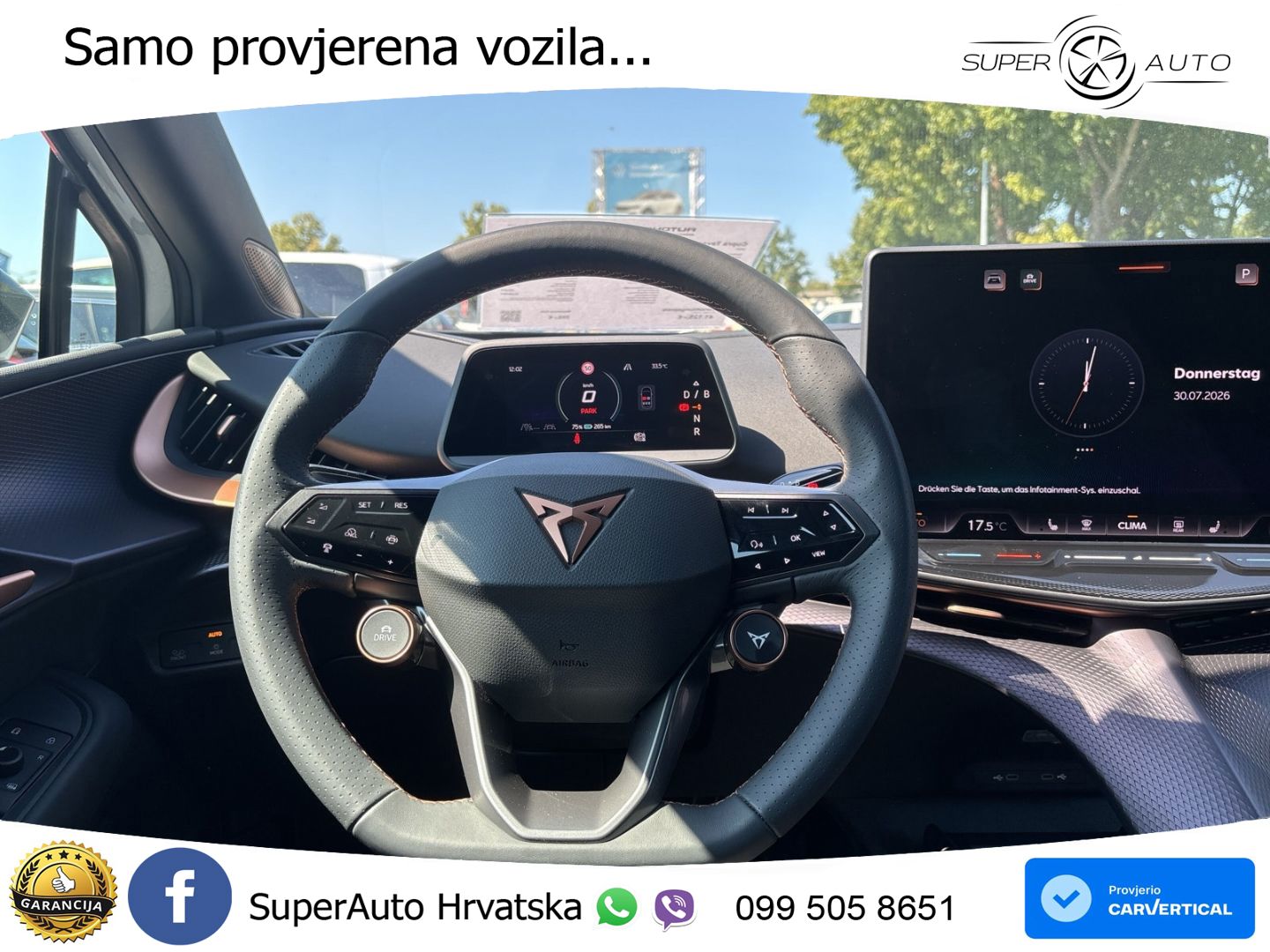 Cupra Tavascan 82 kWh (286 KS) LED+GR SJED+ACC