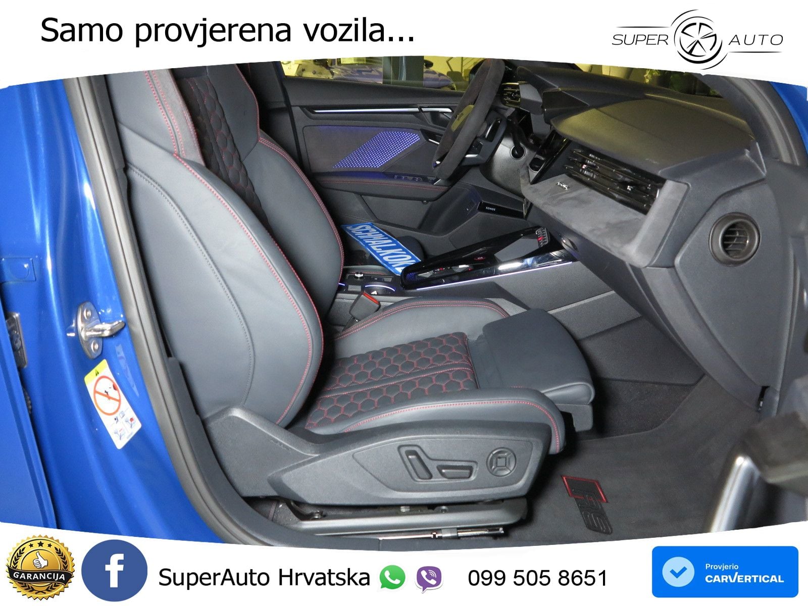 Audi RS3 Sportback 2.5 TFSI (400 KS) quattro S tronic LED+GR SJED+ACC