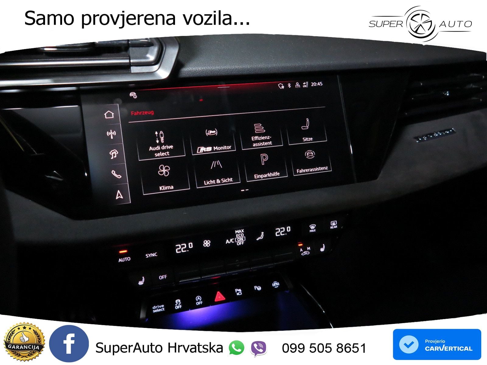 Audi RS3 Sportback 2.5 TFSI (400 KS) quattro S tronic LED+GR SJED+ACC