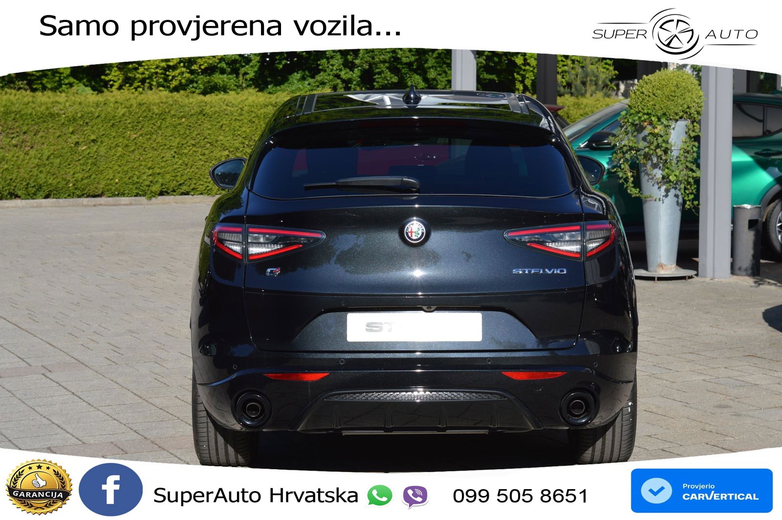Alfa Romeo Stelvio 2.0 Turbo (280 KS) Q4 Automatic LED+GR SJED+ACC