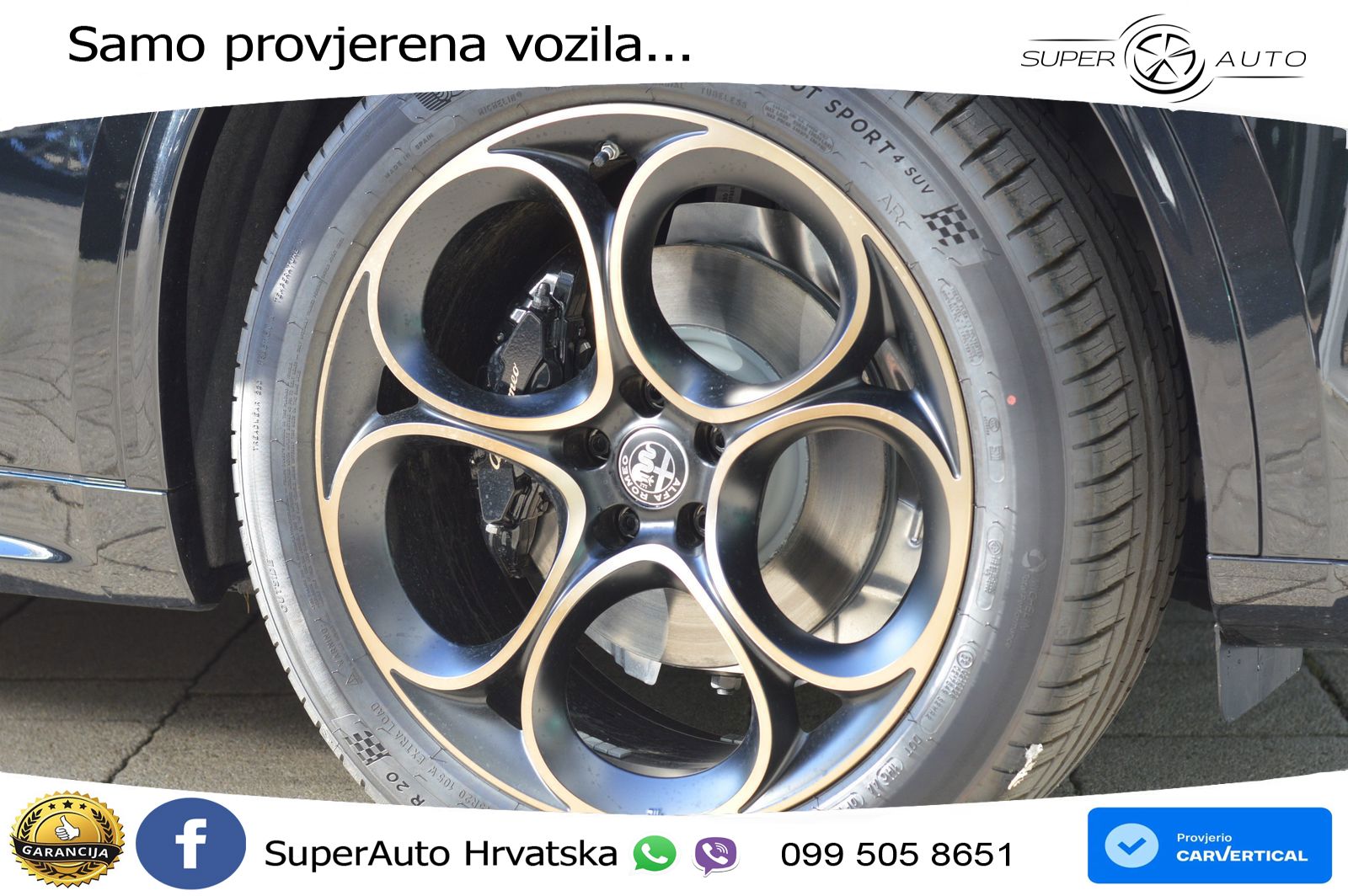 Alfa Romeo Stelvio 2.0 Turbo (280 KS) Q4 Automatic LED+GR SJED+ACC