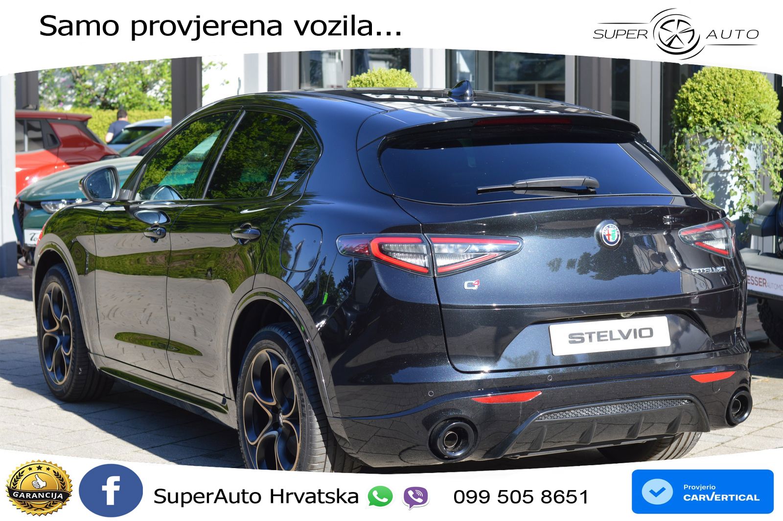 Alfa Romeo Stelvio 2.0 Turbo (280 KS) Q4 Automatic LED+GR SJED+ACC