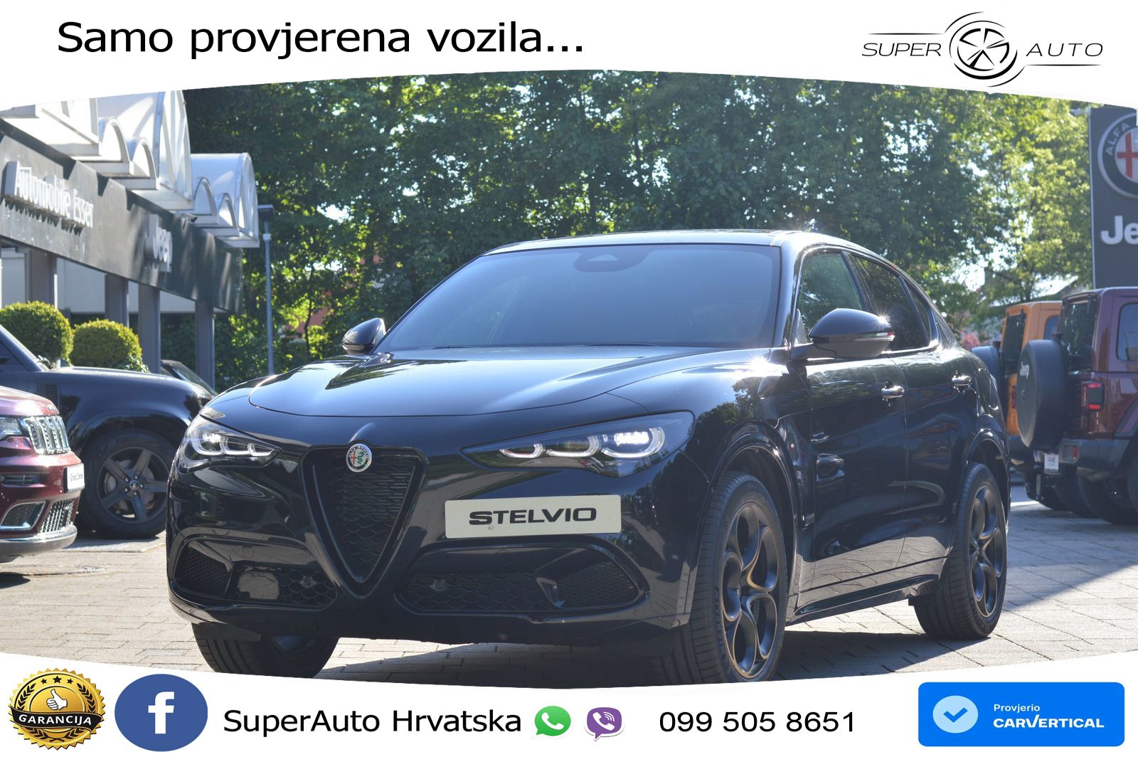 Alfa Romeo Stelvio 2.0 Turbo (280 KS) Q4 Automatic LED+GR SJED+ACC