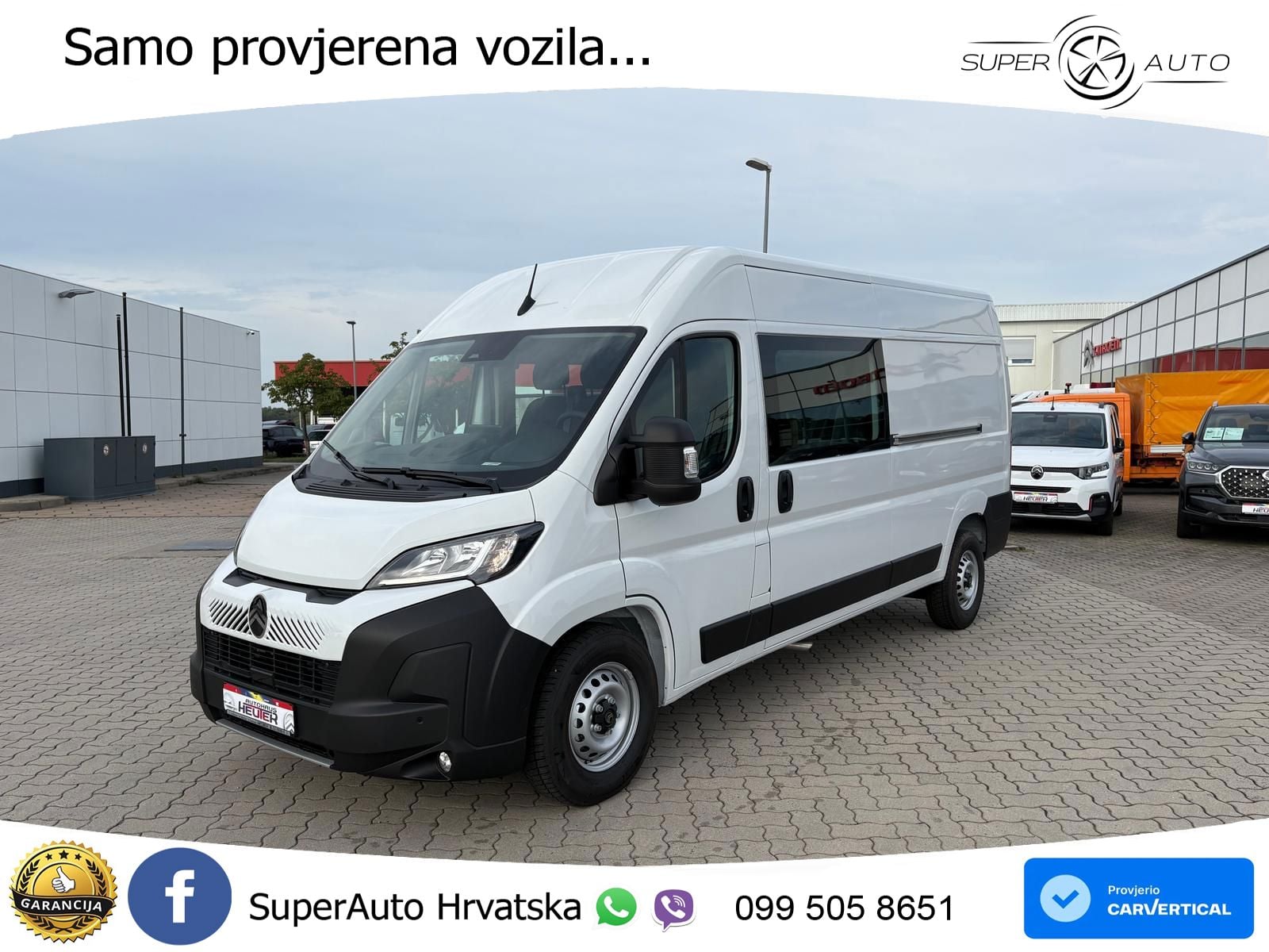 Citroën Jumper Kasten DoKa 35 Heavy L3H2 BlueHDi 180 179 KS