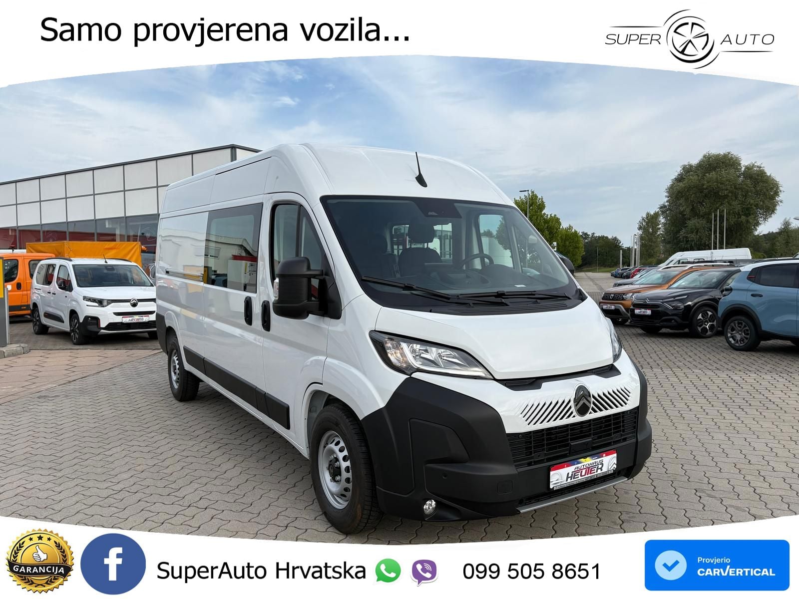 Citroën Jumper Kasten DoKa 35 Heavy L3H2 BlueHDi 180 179 KS
