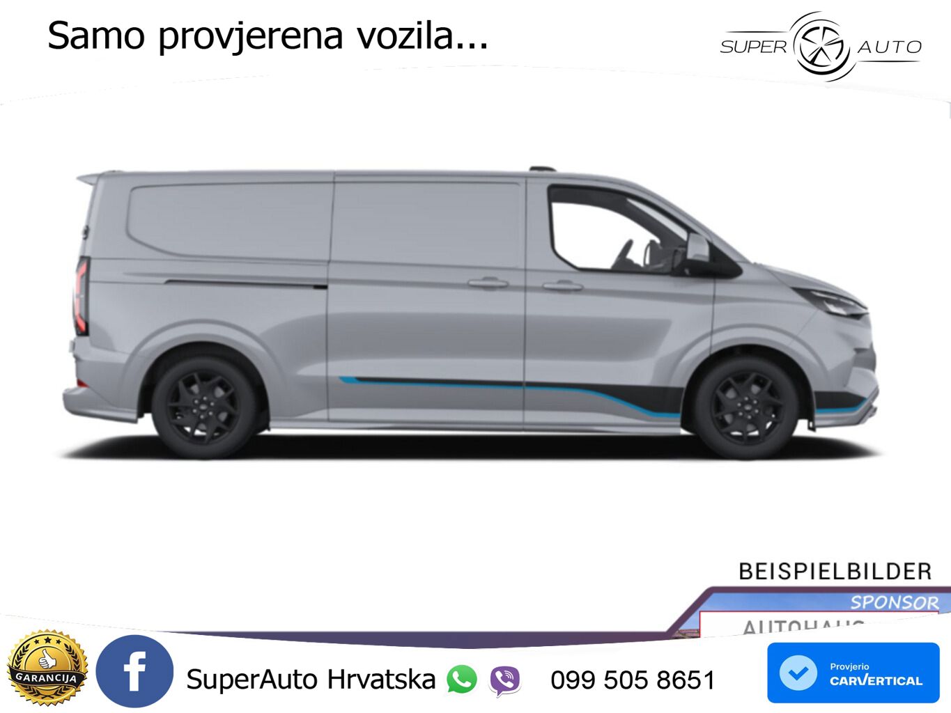 Ford Transit Custom Aut Sport L2 AHK LED UVP-35%* 170 KS