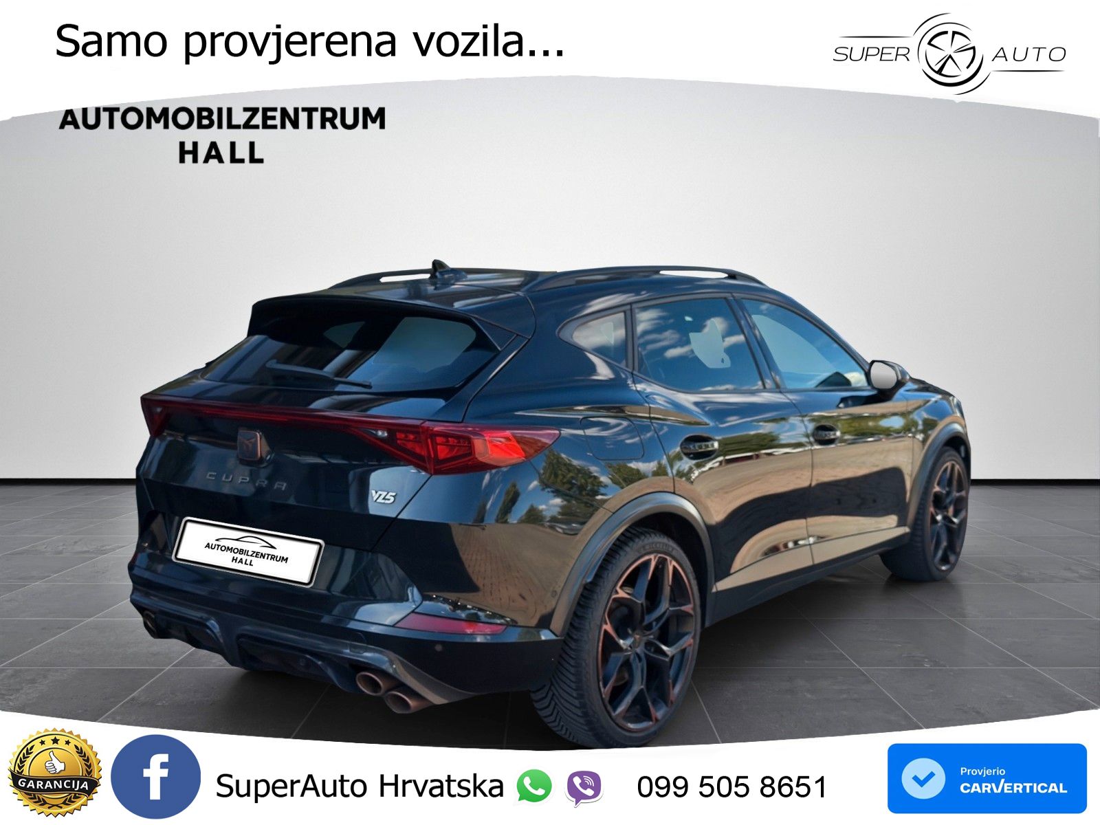 Cupra Formentor VZ5 2.5 TSI (390 KS) 4Drive DSG LED+GR SJED+ACC