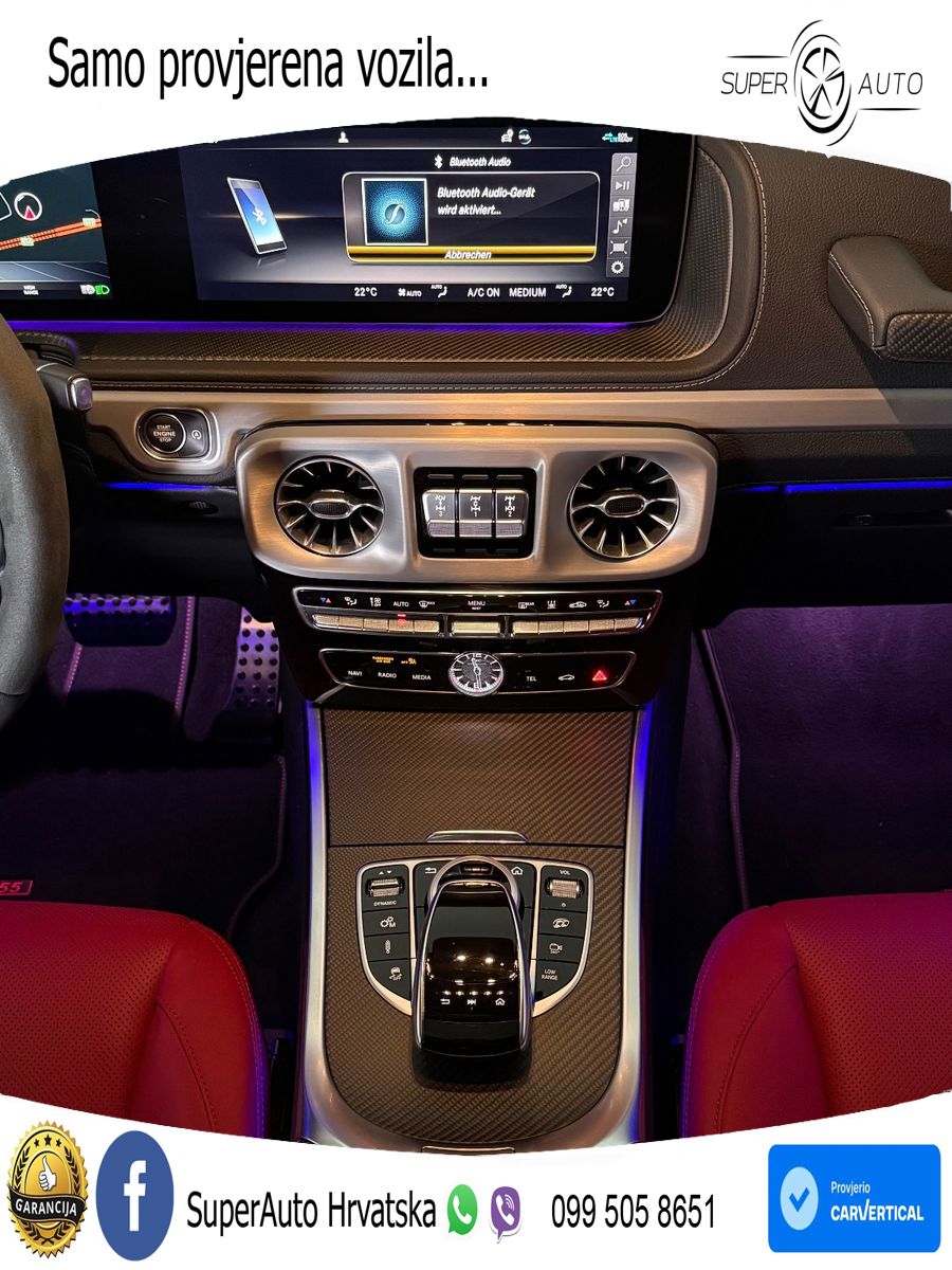 Mercedes AMG G 63 Long V8 (585 KS) 4MATIC 9G-TRONIC AMG SPEEDSHIFT PLUS LED+GR SJED+ACC