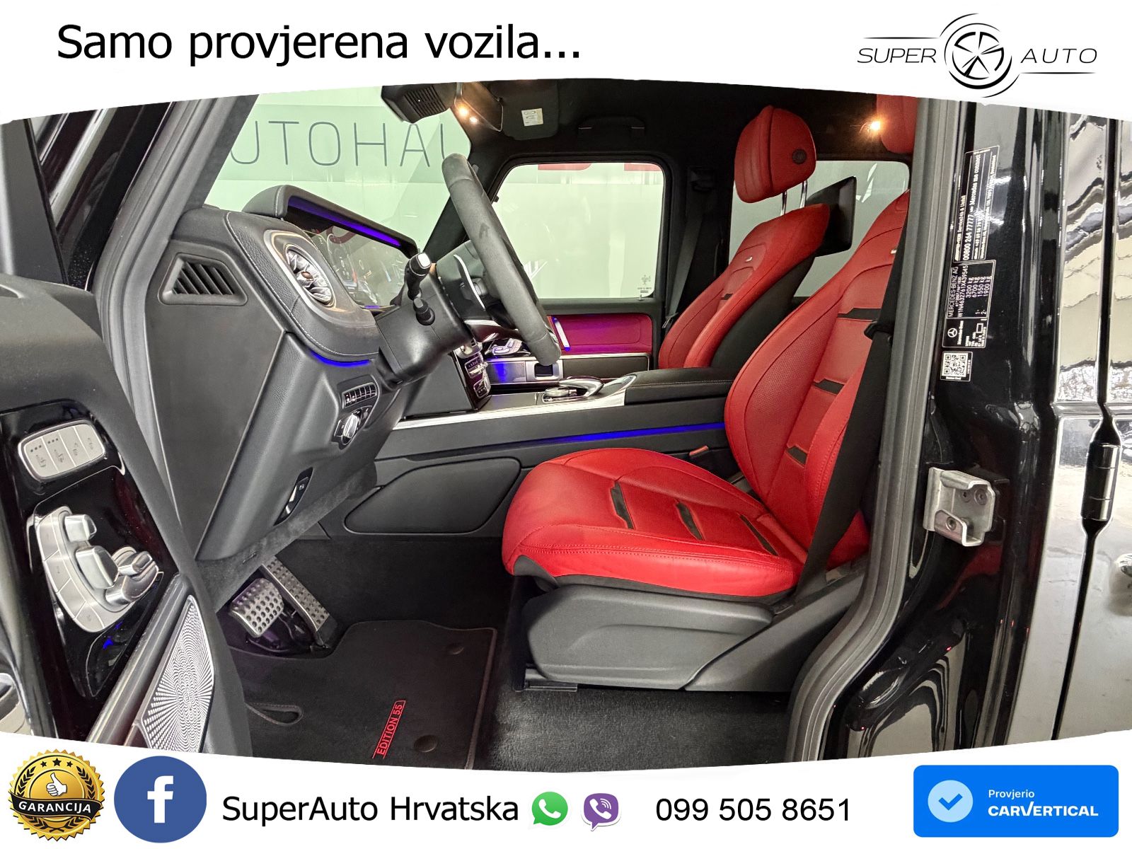 Mercedes AMG G 63 Long V8 (585 KS) 4MATIC 9G-TRONIC AMG SPEEDSHIFT PLUS LED+GR SJED+ACC