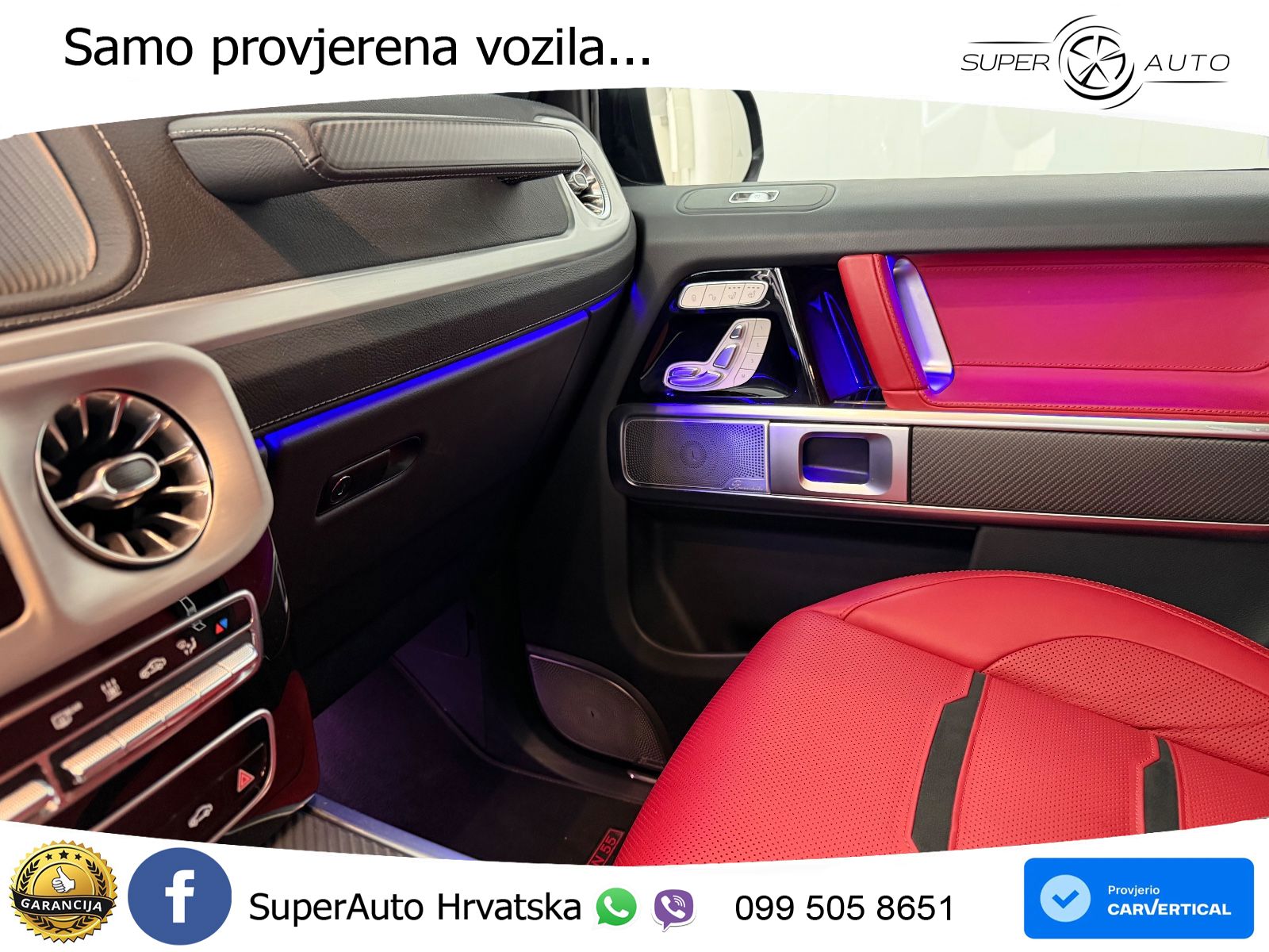 Mercedes AMG G 63 Long V8 (585 KS) 4MATIC 9G-TRONIC AMG SPEEDSHIFT PLUS LED+GR SJED+ACC