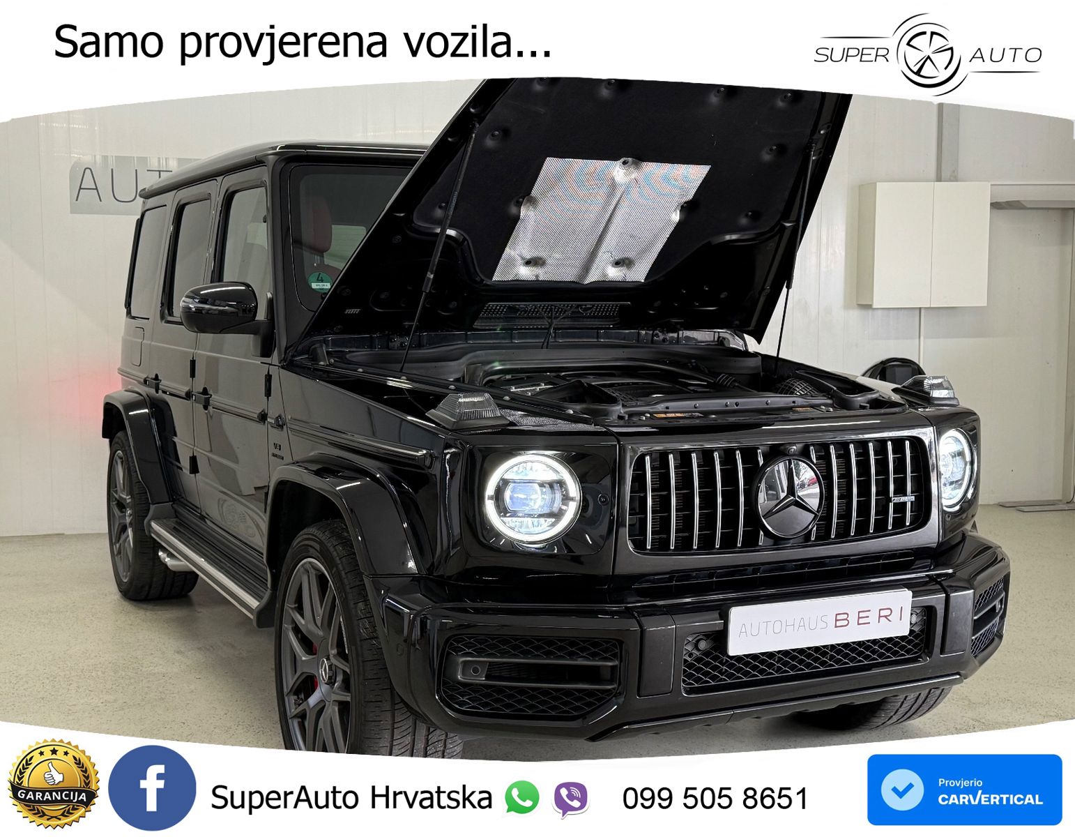 Mercedes AMG G 63 Long V8 (585 KS) 4MATIC 9G-TRONIC AMG SPEEDSHIFT PLUS LED+GR SJED+ACC