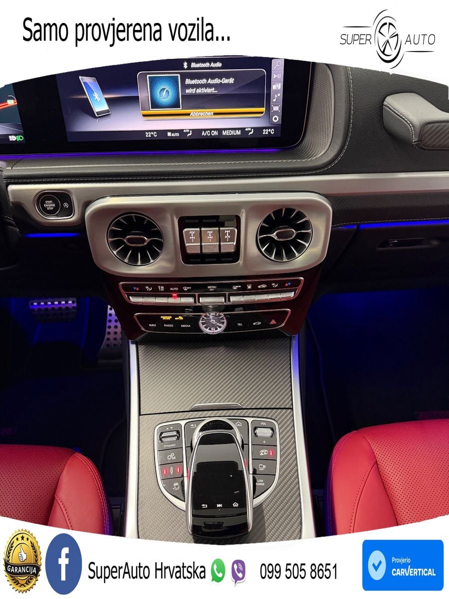Mercedes AMG G 63 Long V8 (585 KS) 4MATIC 9G-TRONIC AMG SPEEDSHIFT PLUS LED+GR SJED+ACC